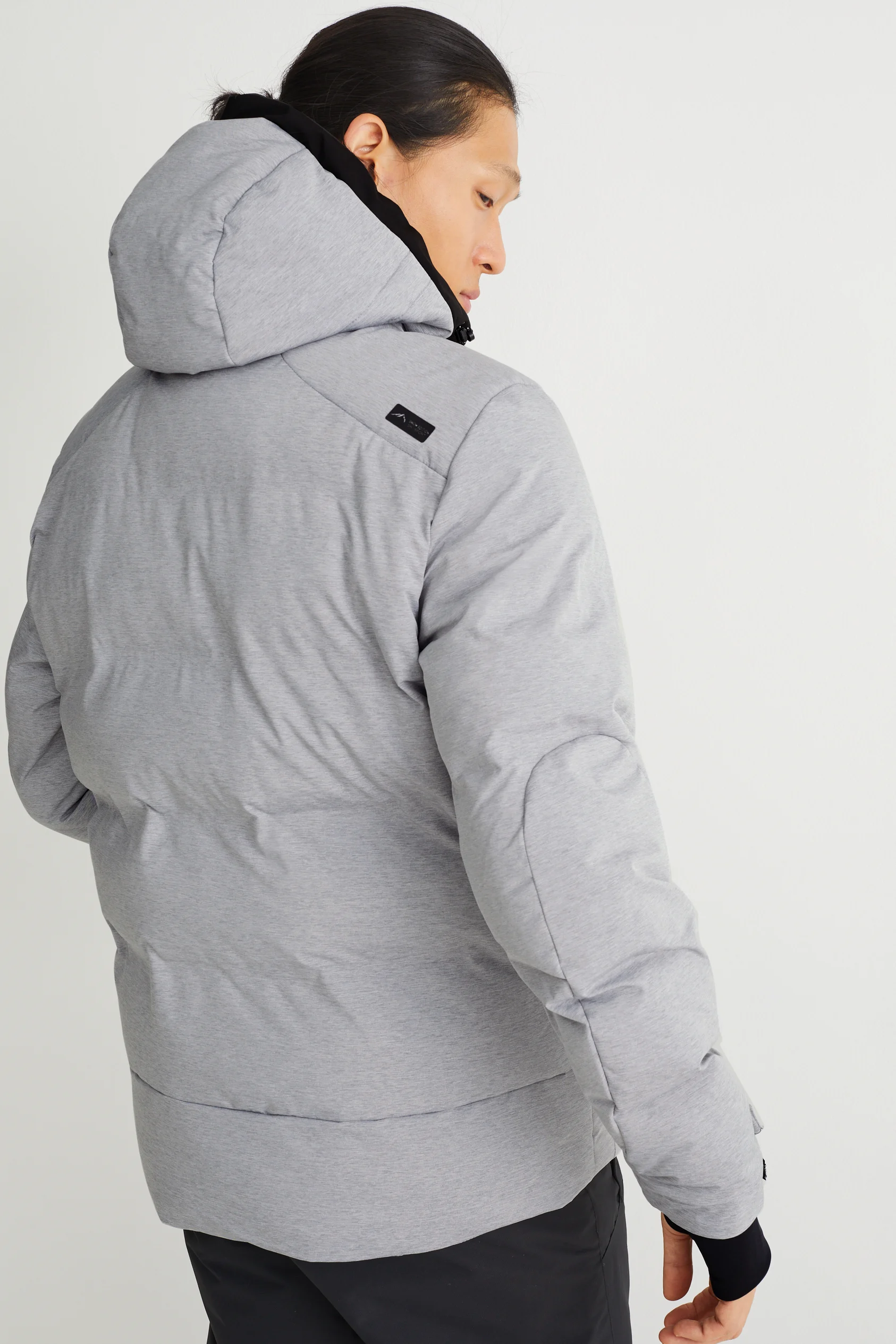 Ski jacket with hood