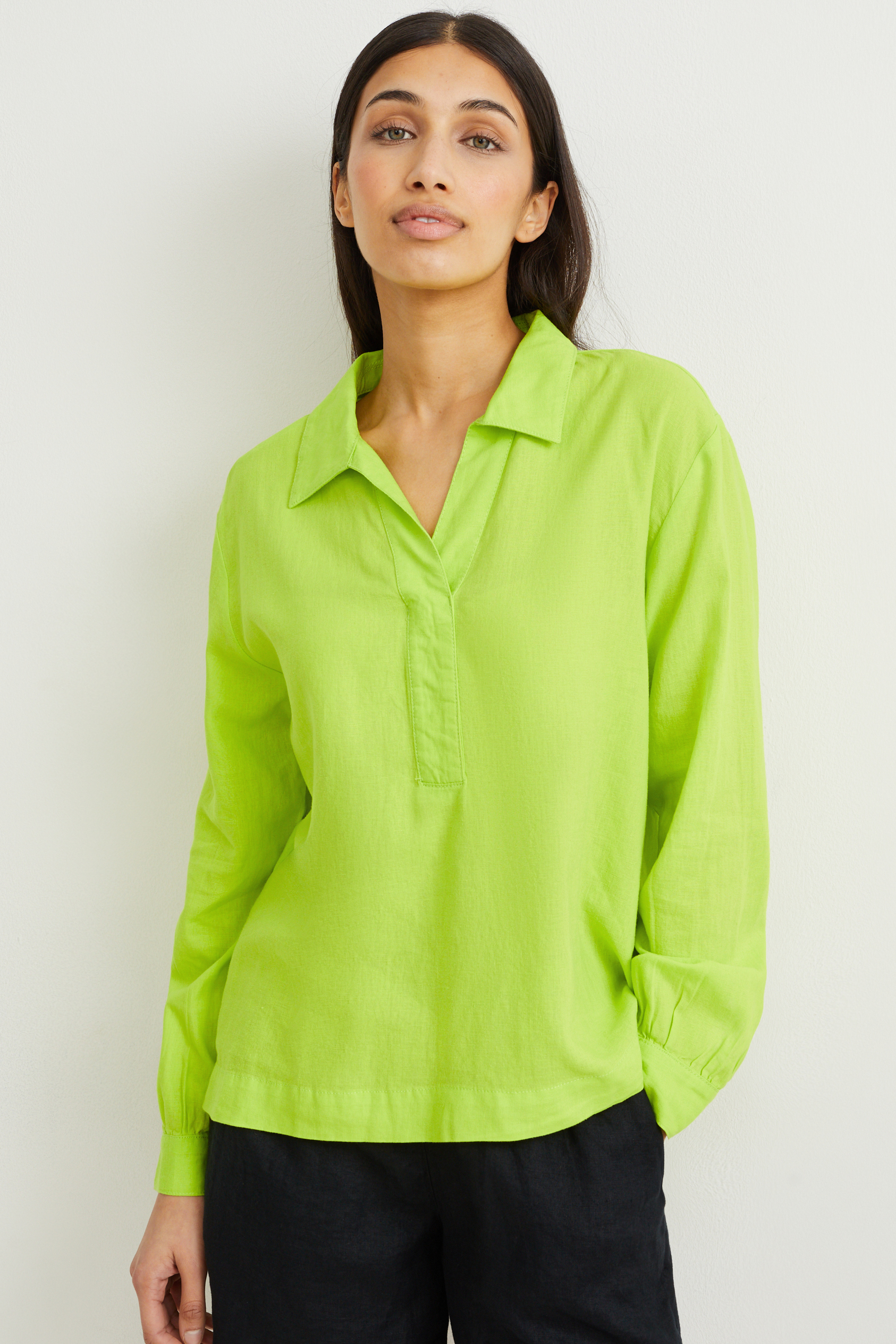 Blouse - linen blend
