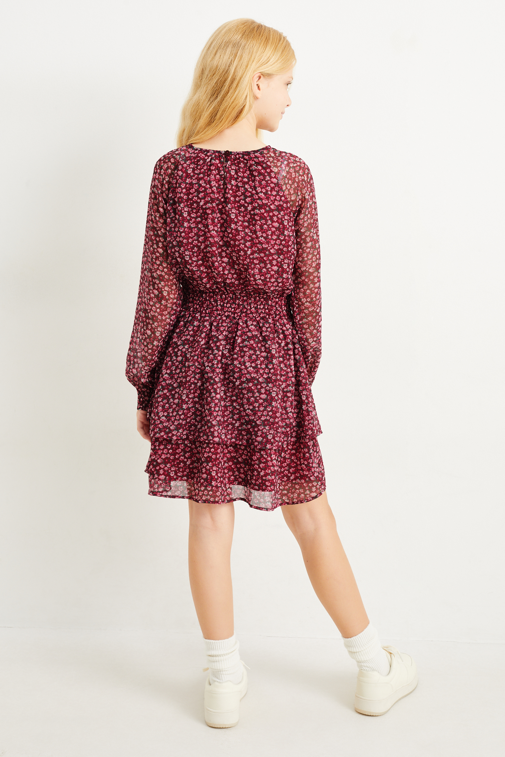 Chiffon dress - floral