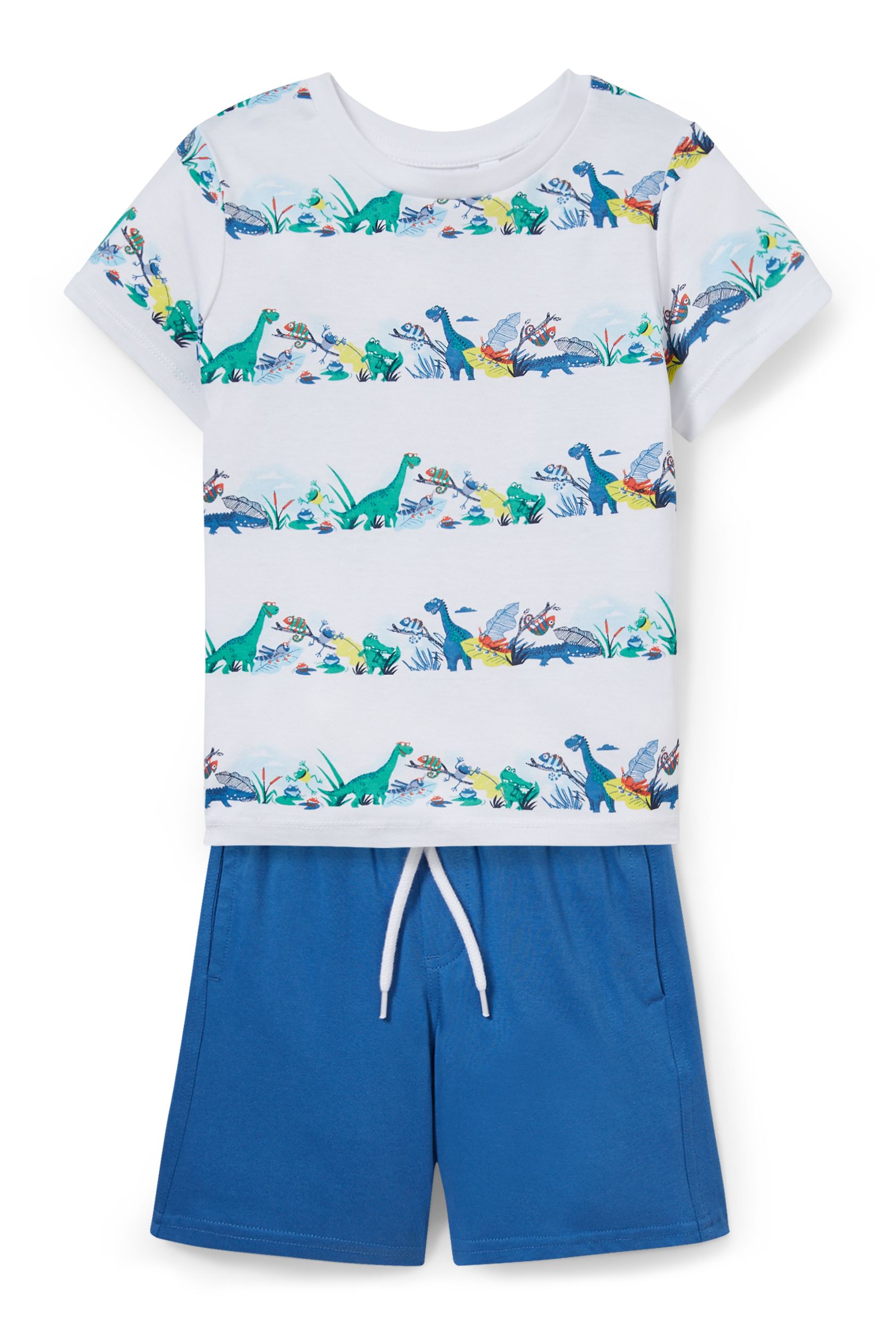 Set - short sleeve T-shirt and sweat shorts