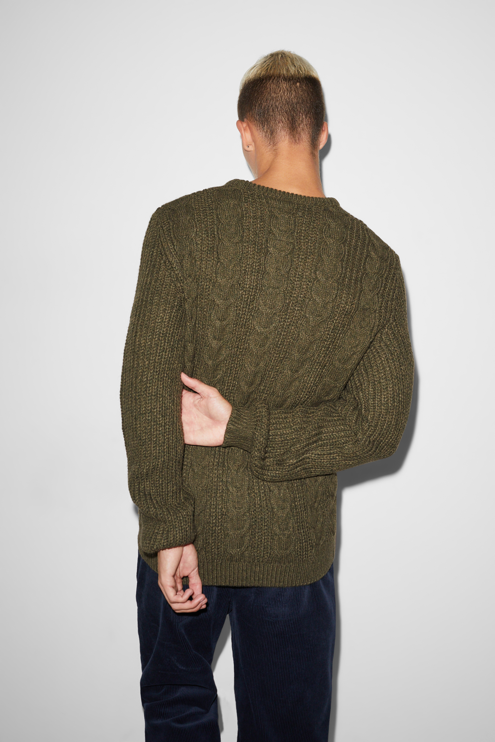 CLOCKHOUSE - jumper - cable knit pattern