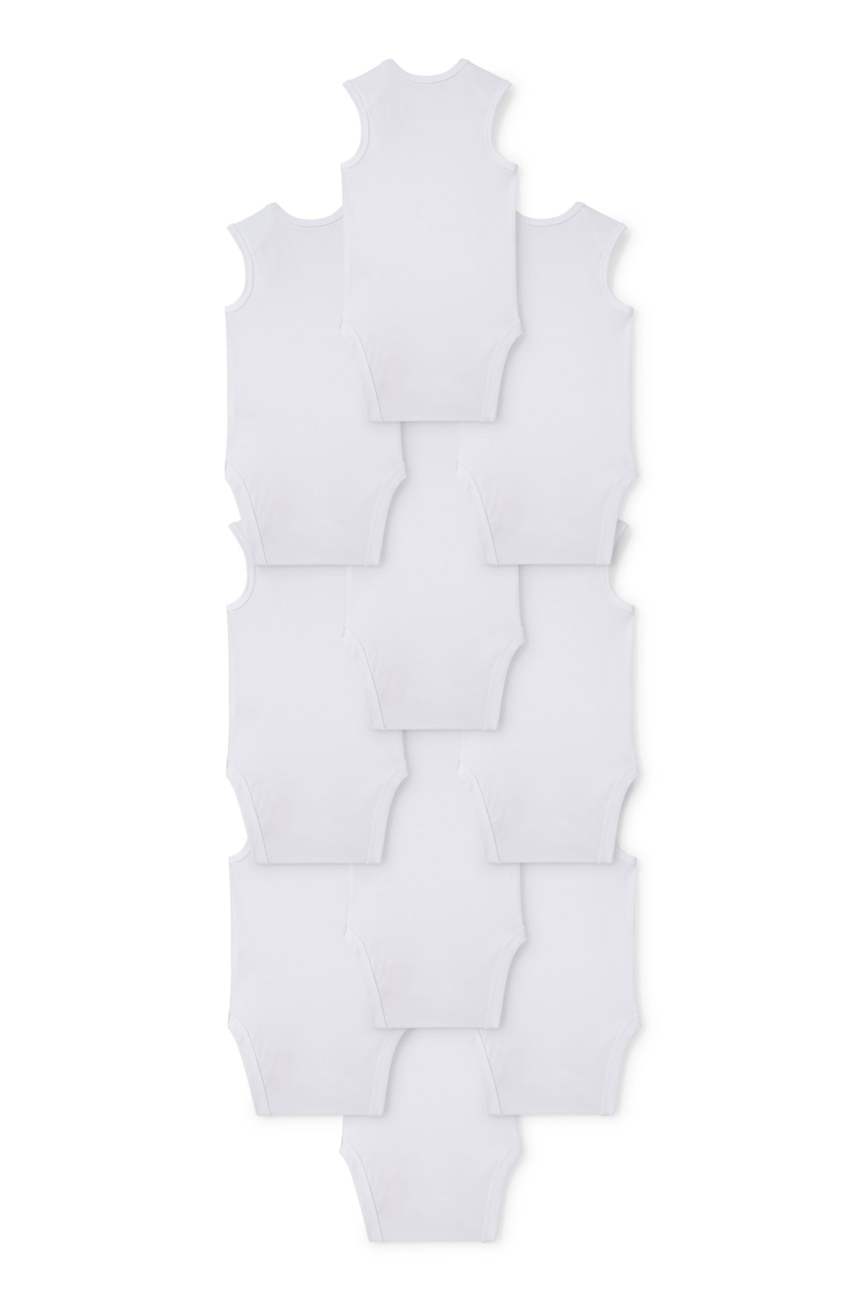 Multipack of 10 - baby bodysuit