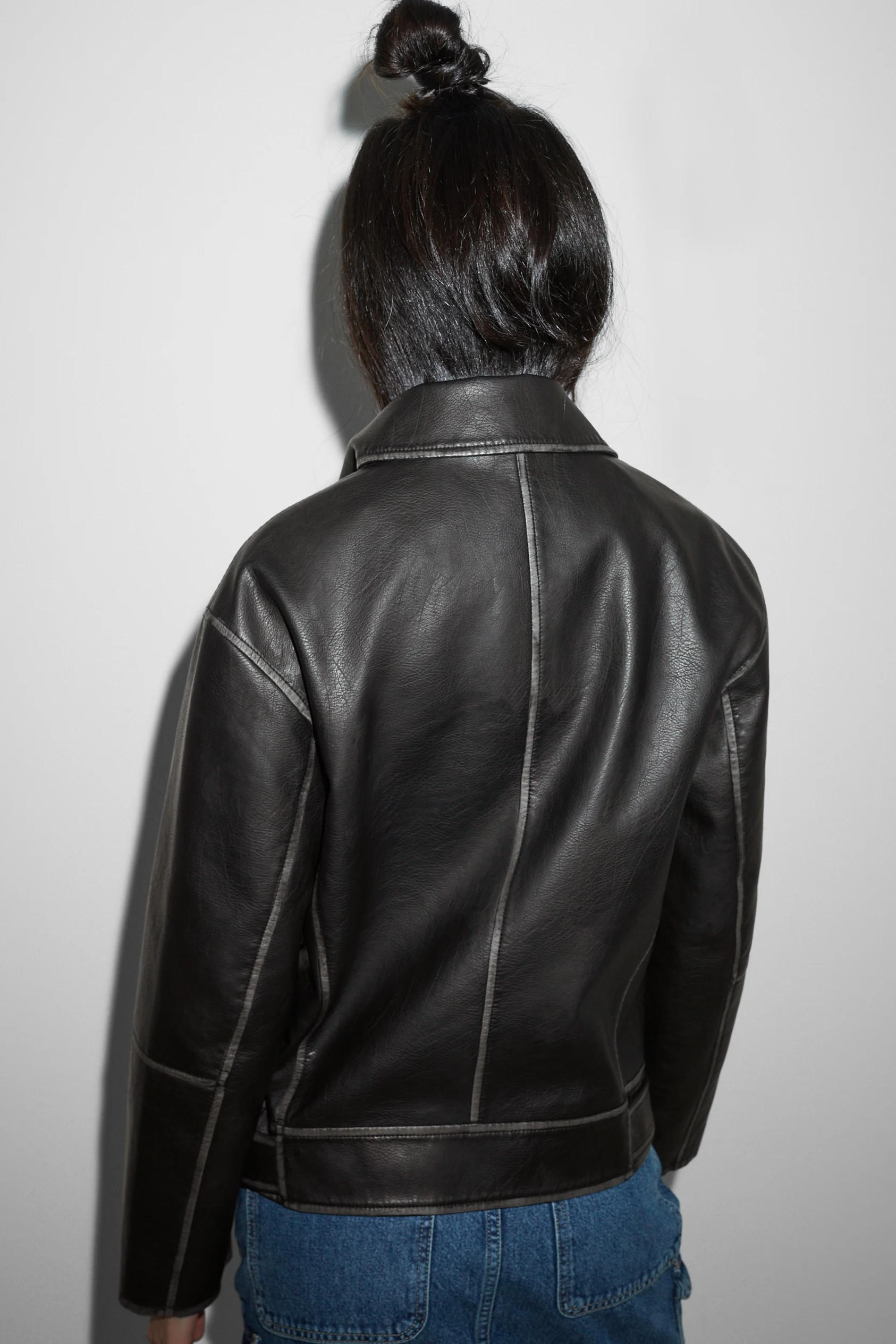 CLOCKHOUSE - biker jacket - faux leather