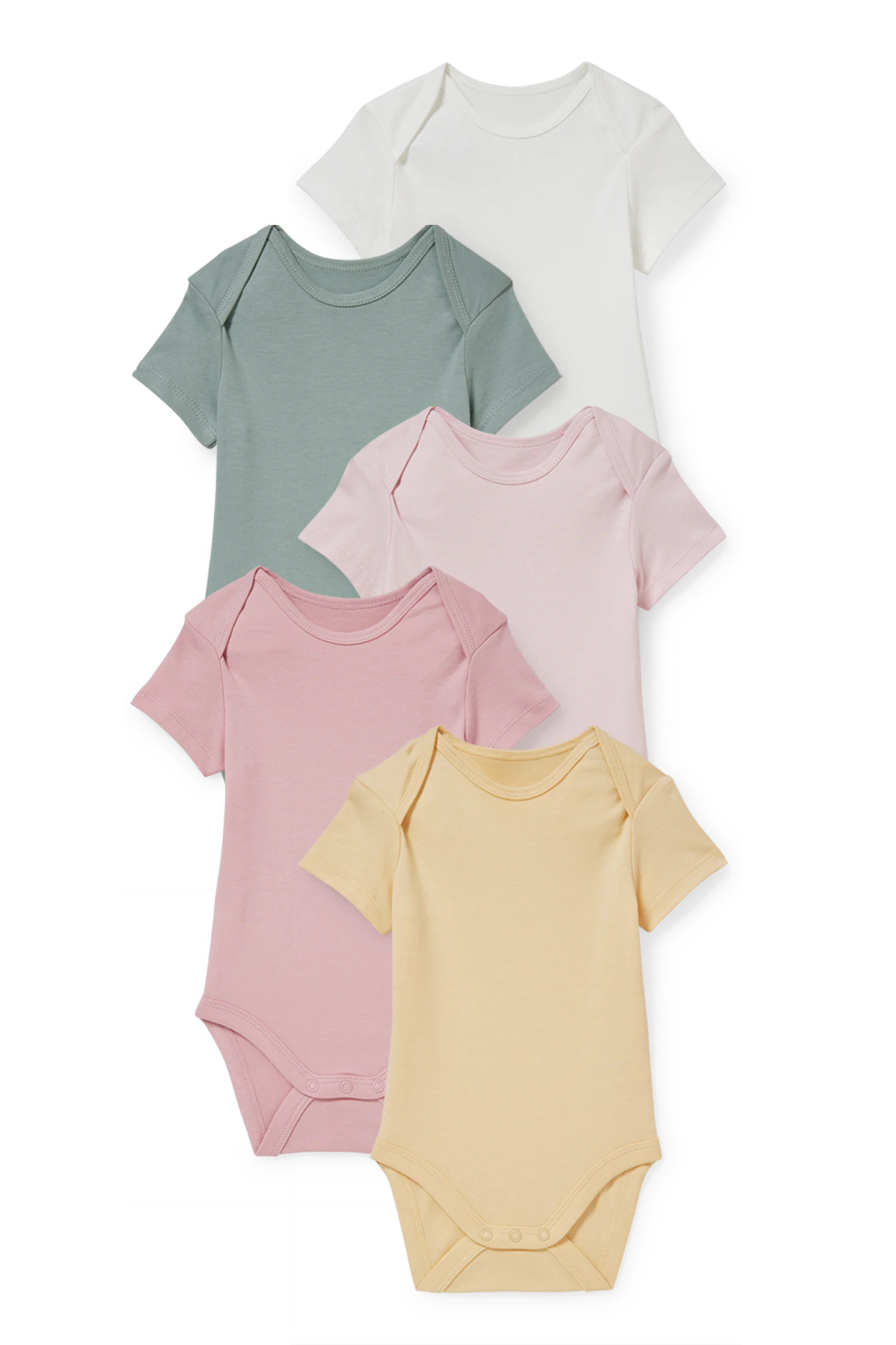Multipack of 5 - baby bodysuit