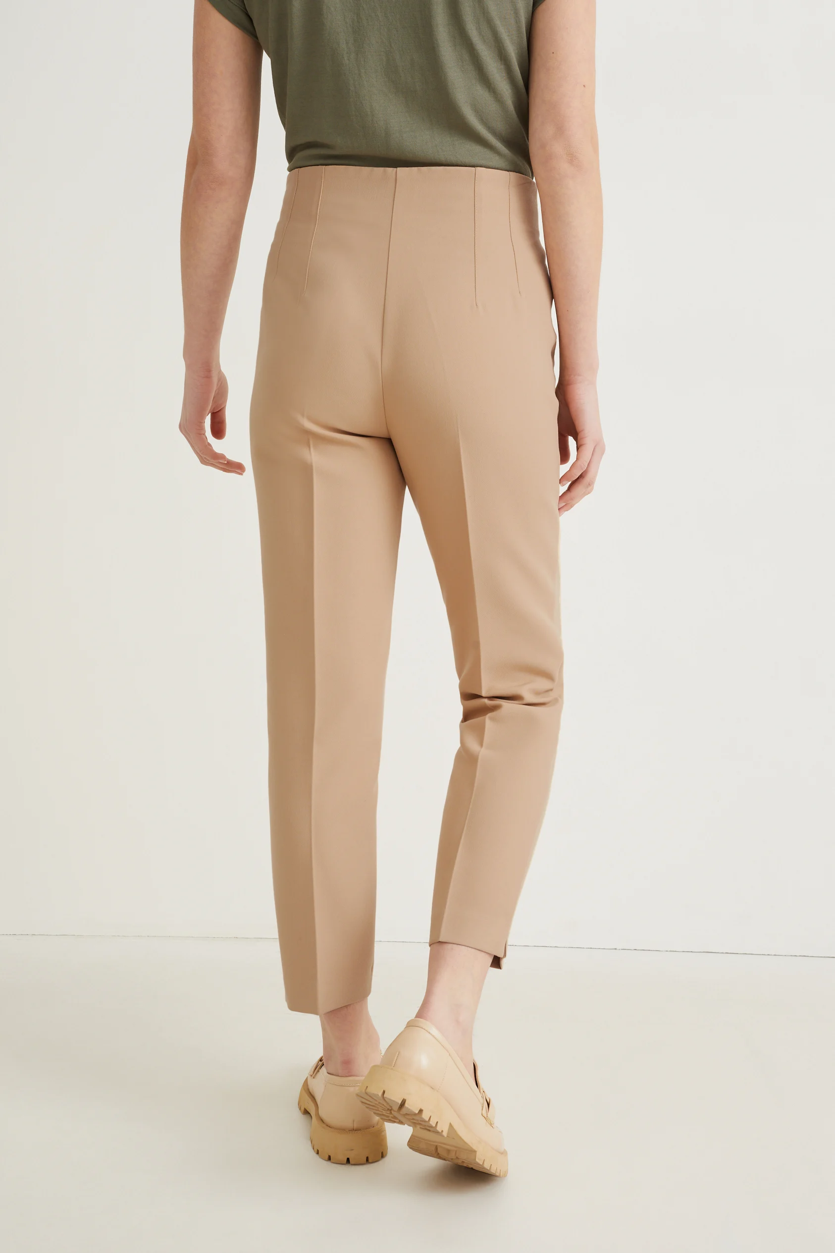 Cloth trousers - high waist - regular fit