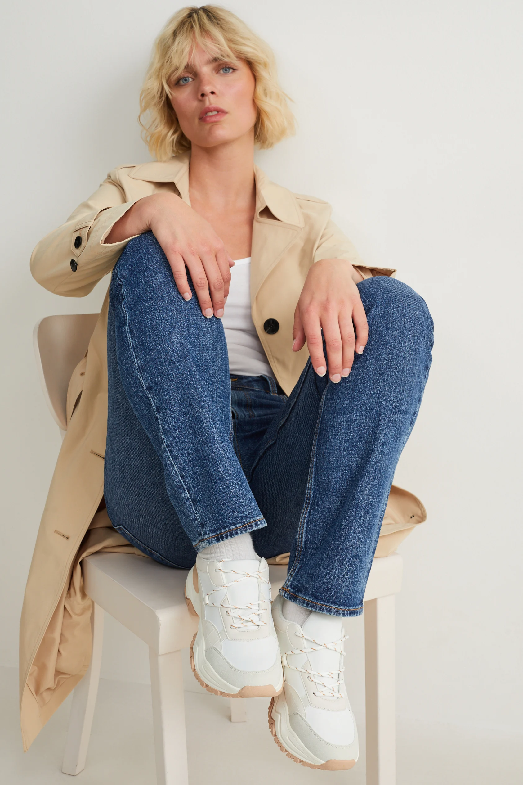 Trainers - faux leather