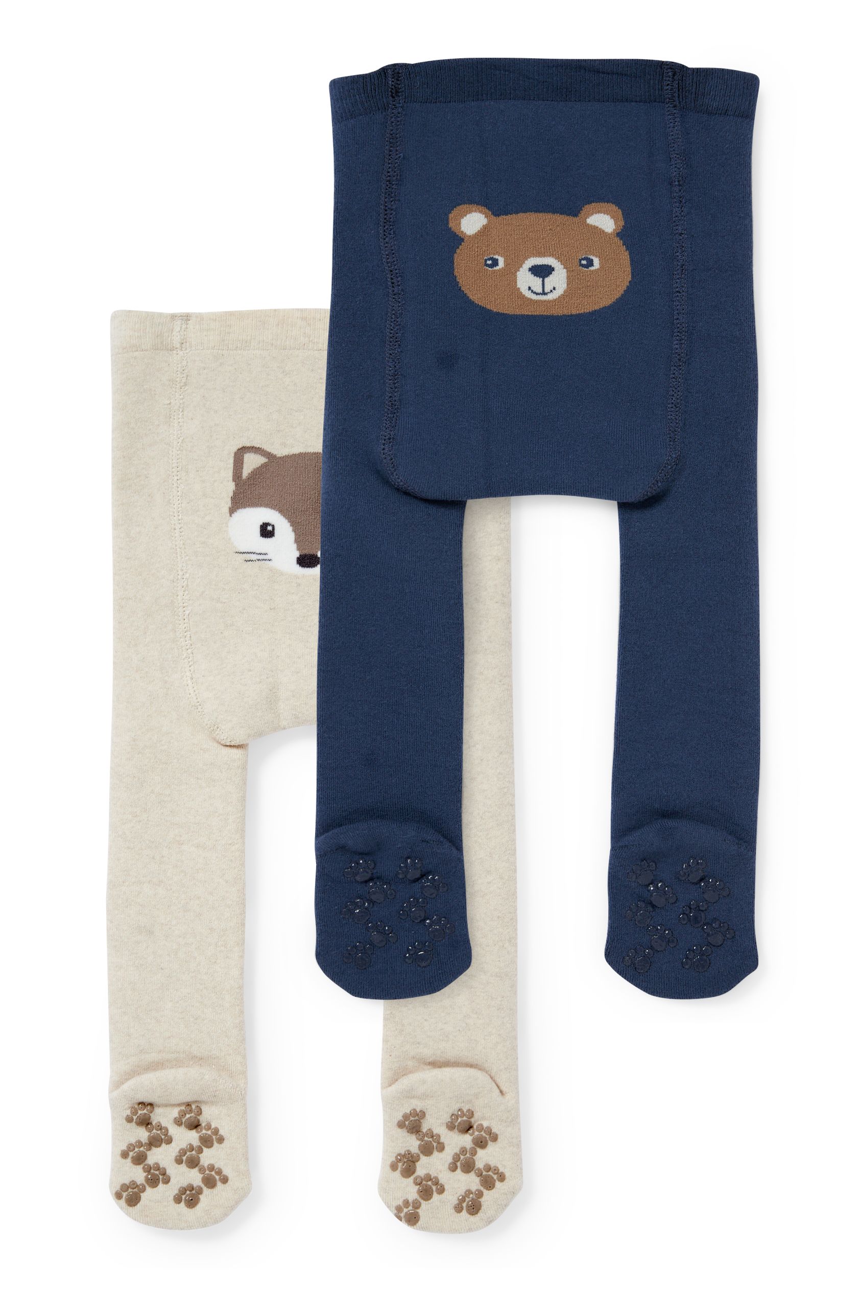 Multipack of 2 - baby thermal tights