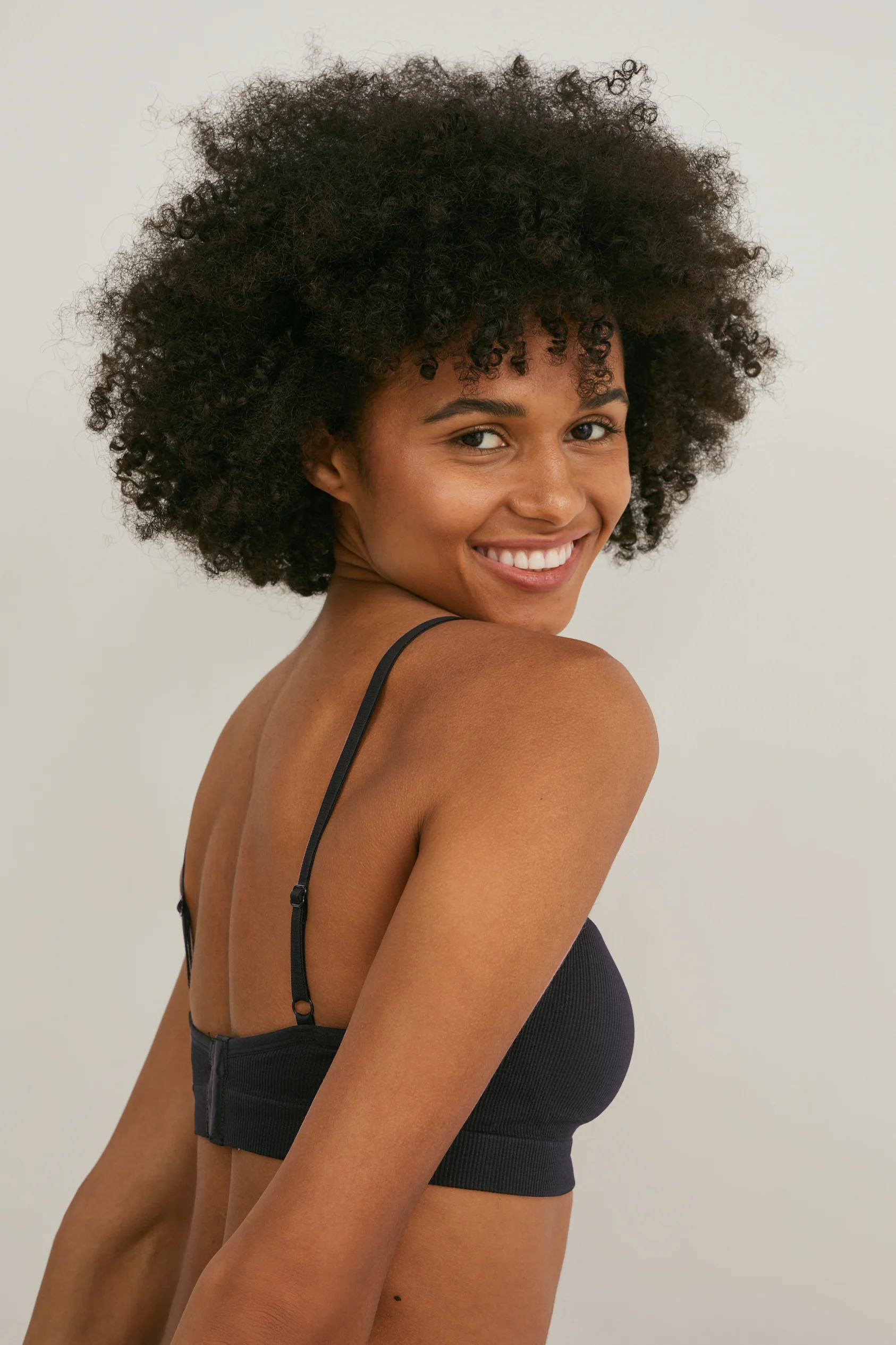 Non-wired bra - DEMI - padded - seamless