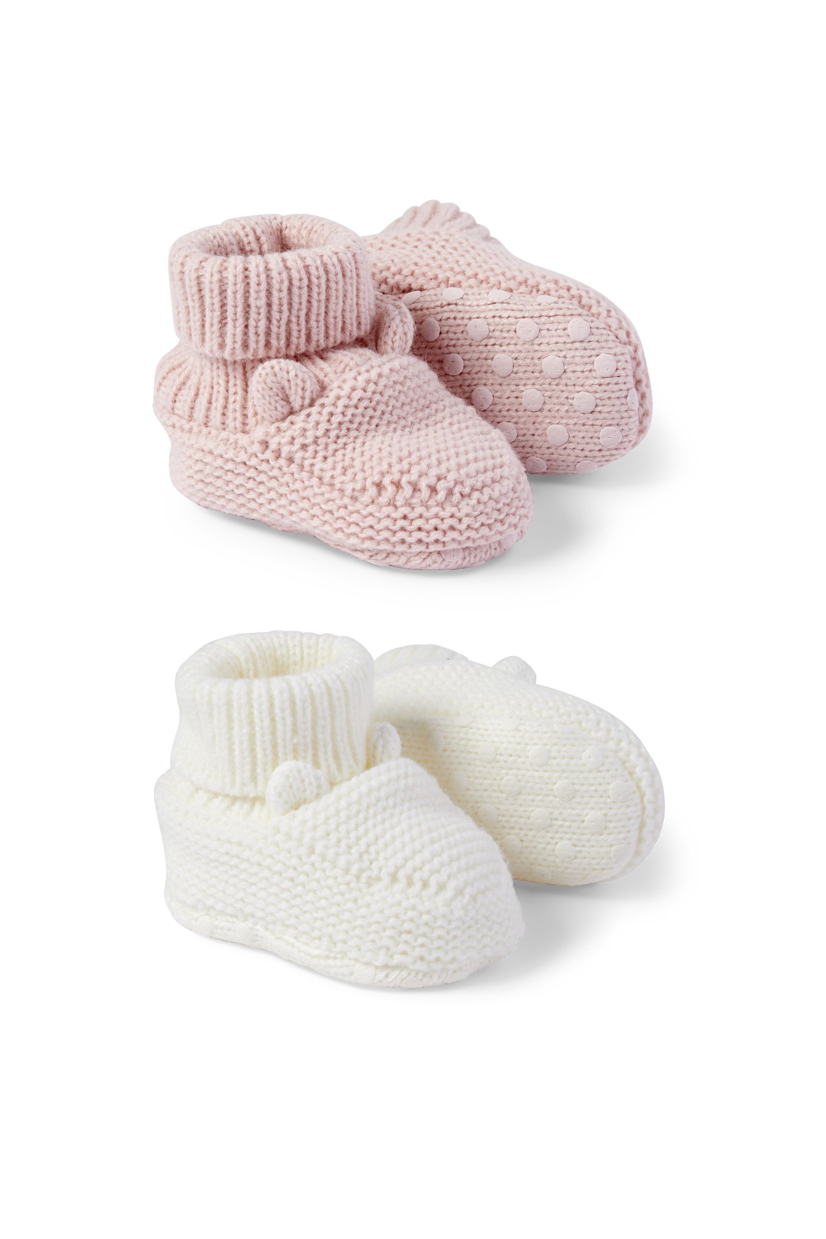 Multipack of 2 - baby booties