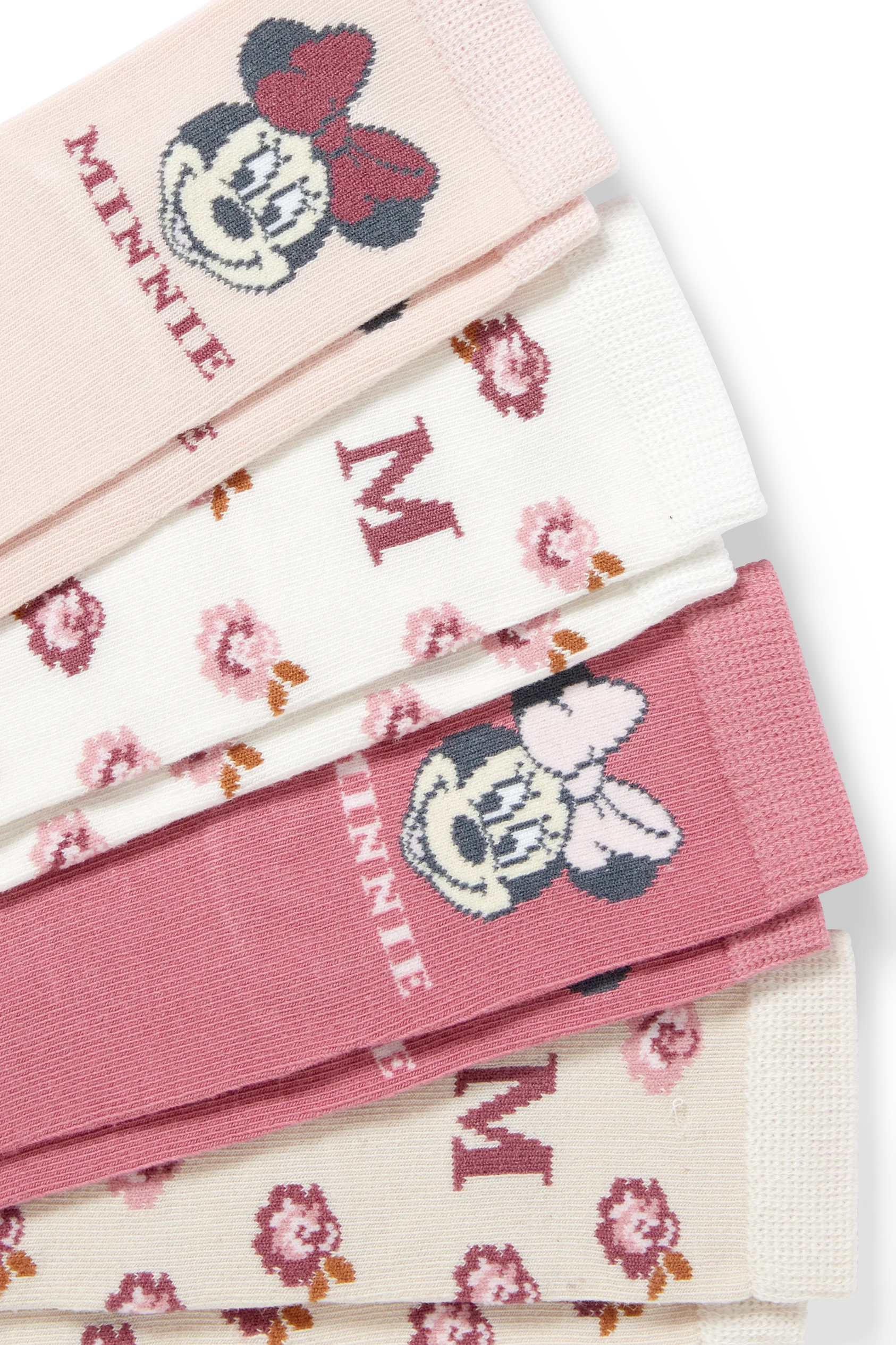 Multipack of 4 - Minnie Mouse - socks with motif