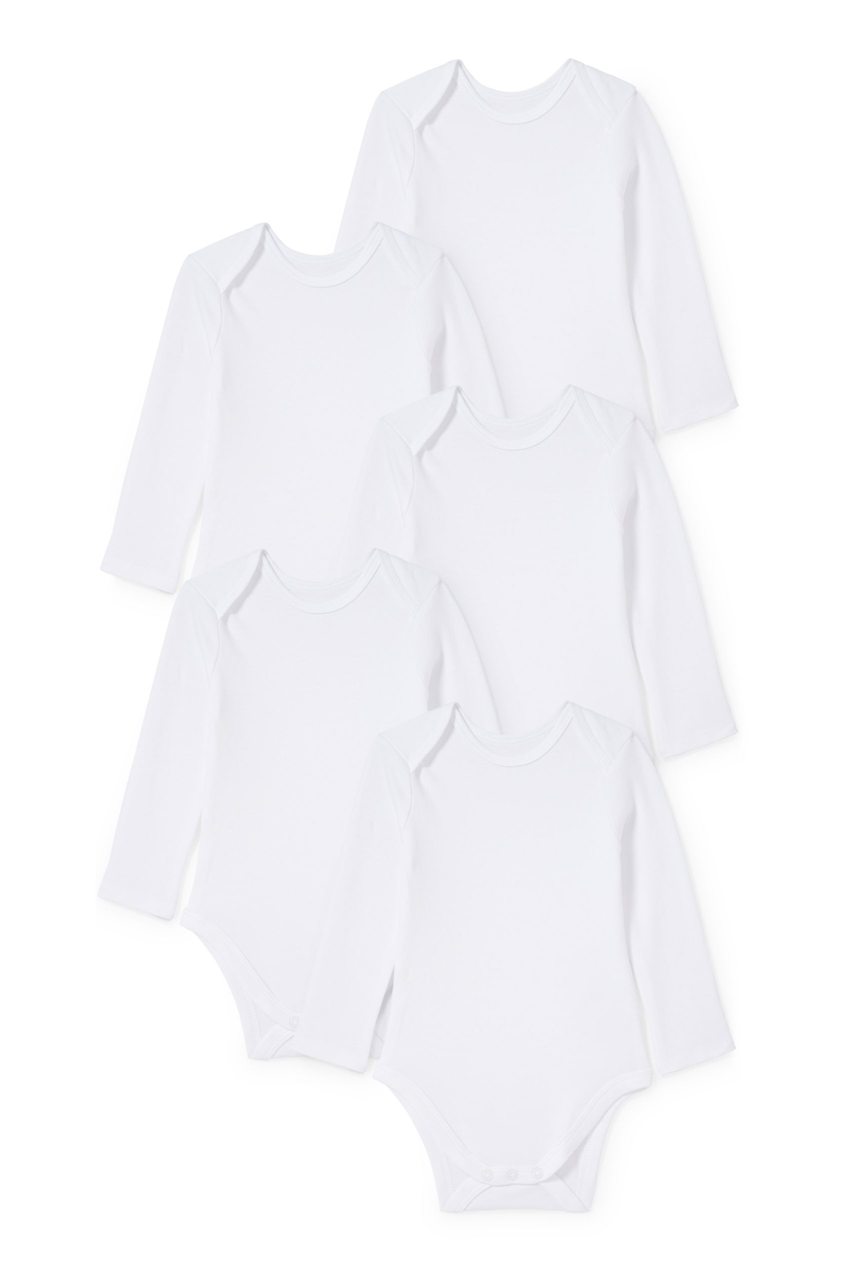 Multipack of 5 - baby bodysuit