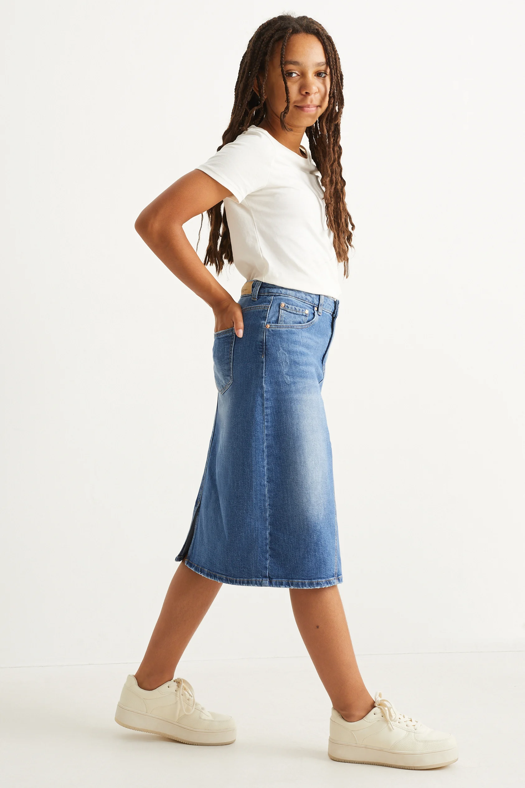 Denim skirt