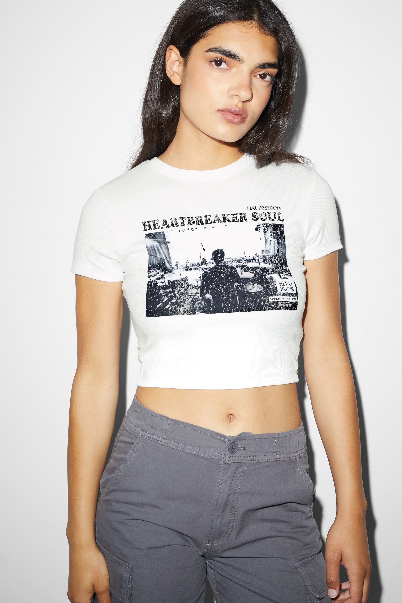 CLOCKHOUSE - cropped T-shirt