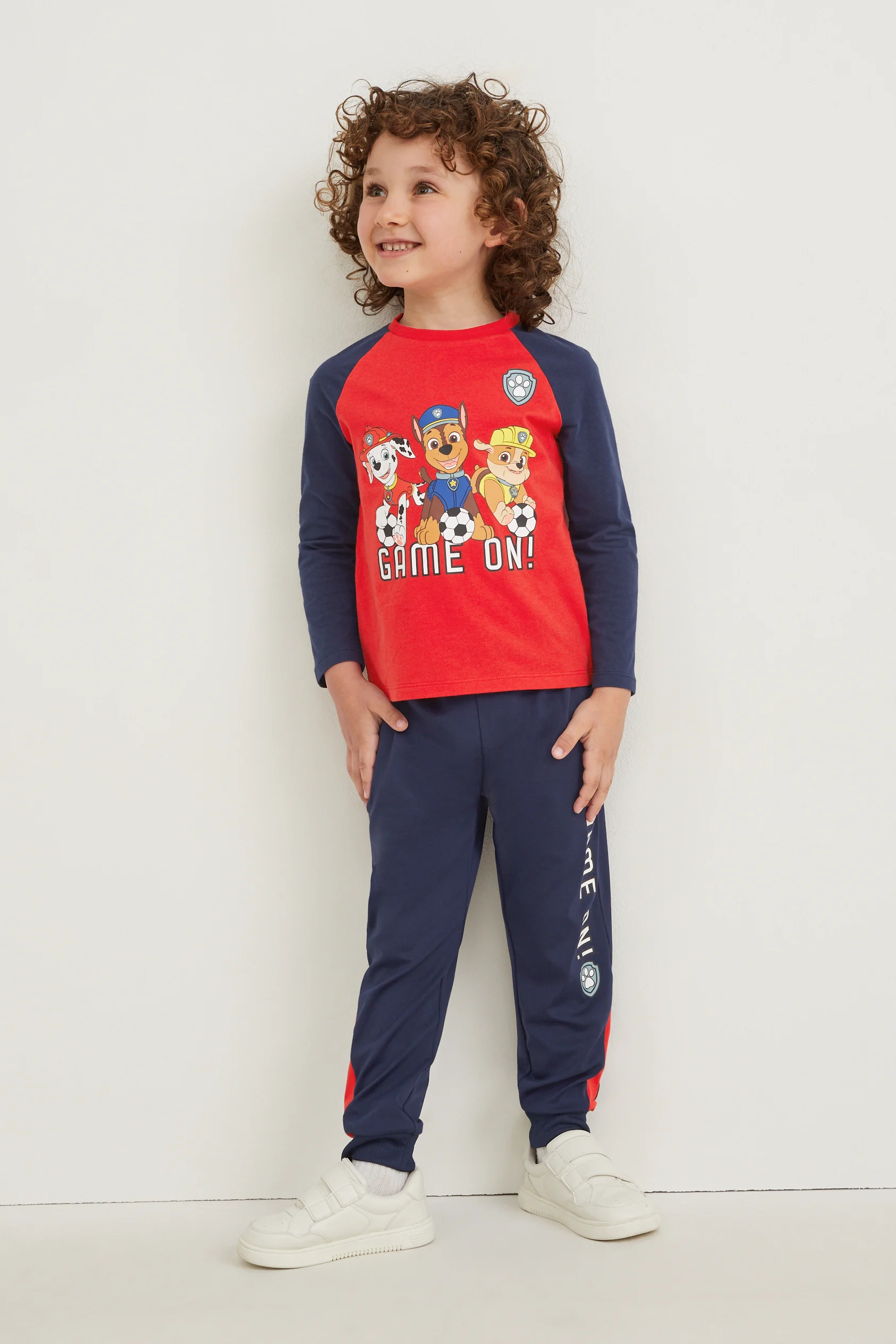 Set - PAW Patrol - long sleeve top, shorts and joggers