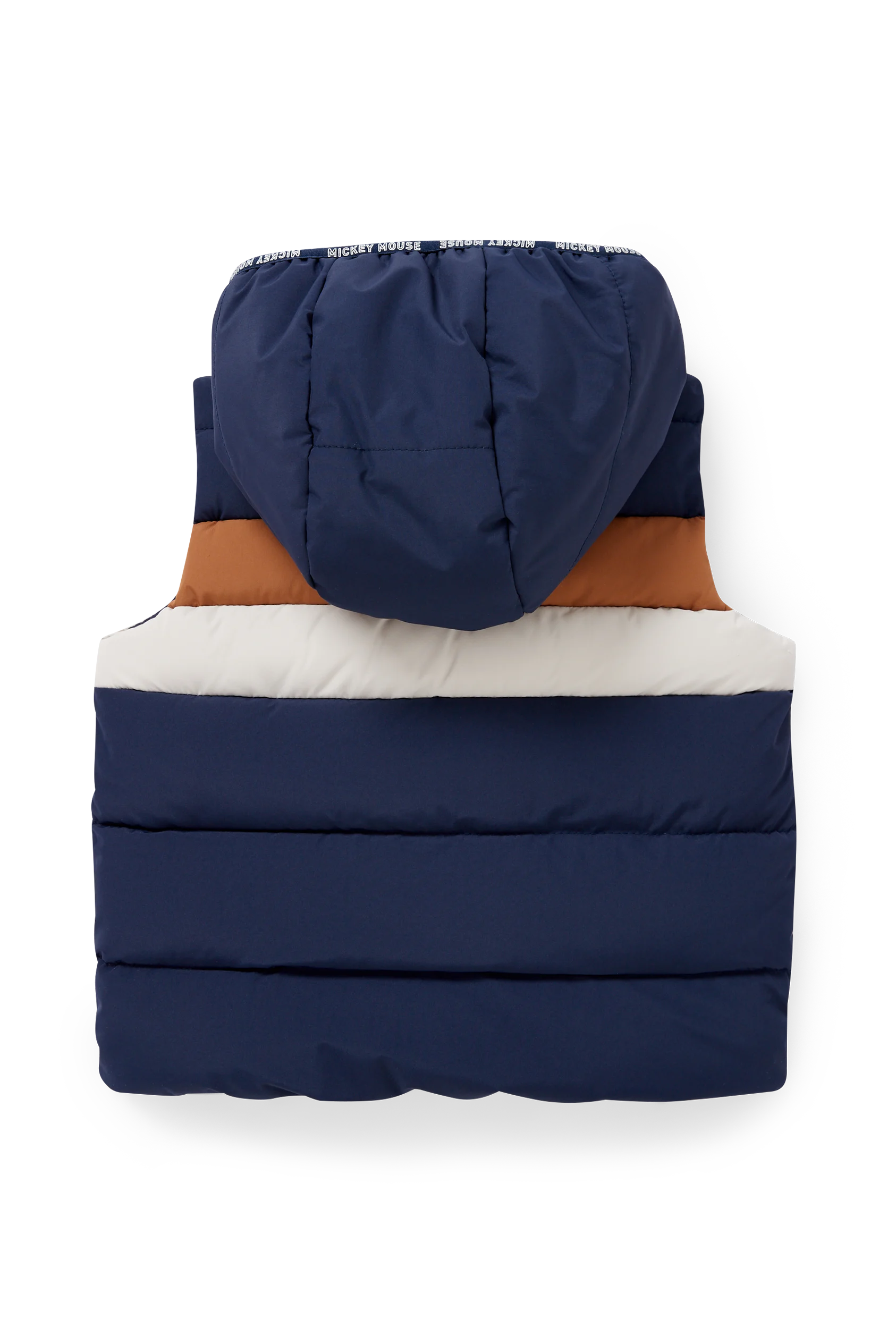 Mickey Mouse - baby quilted gilet with hood