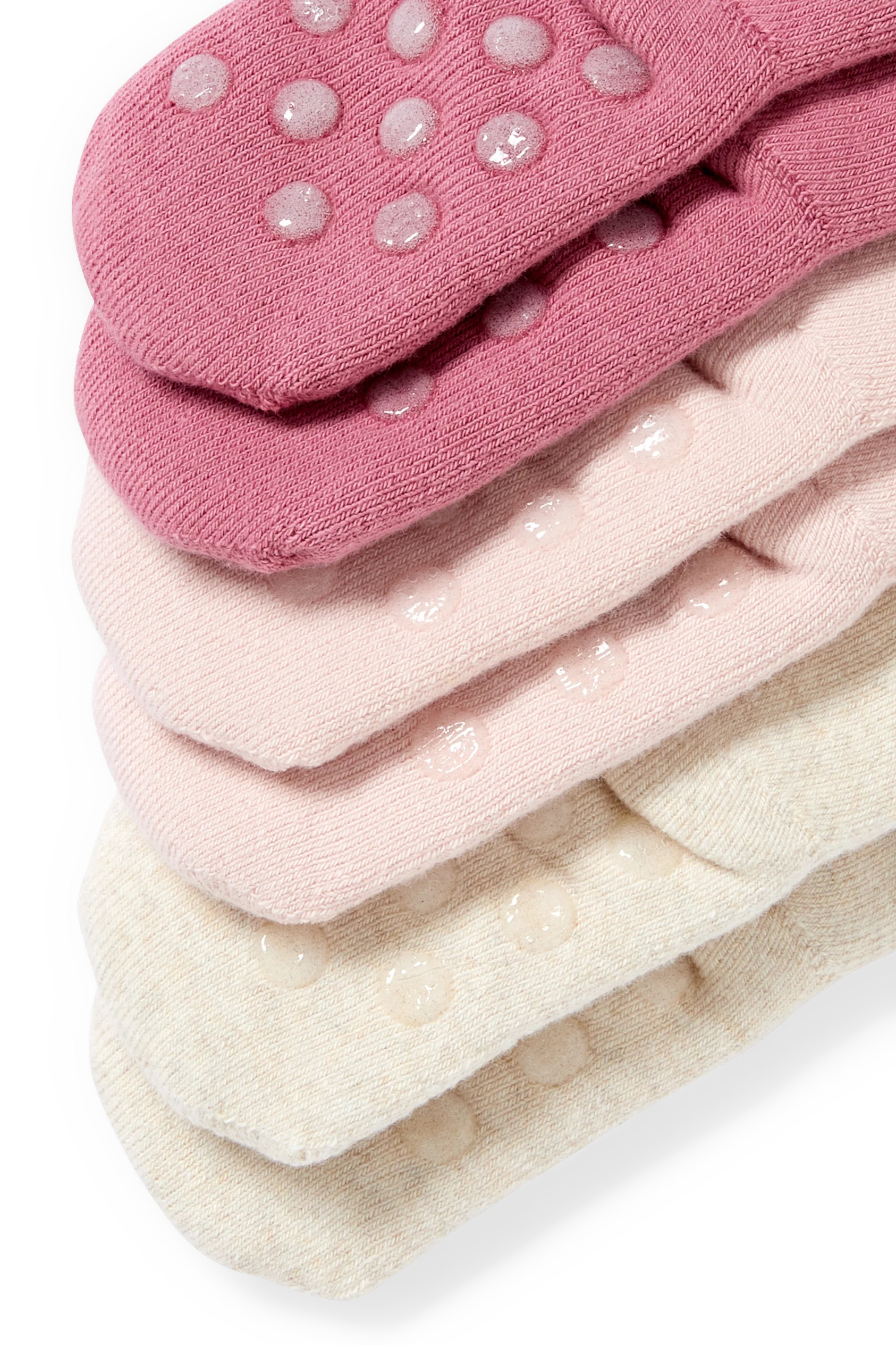 Multipack of 3 - bear - baby non-slip socks with motif