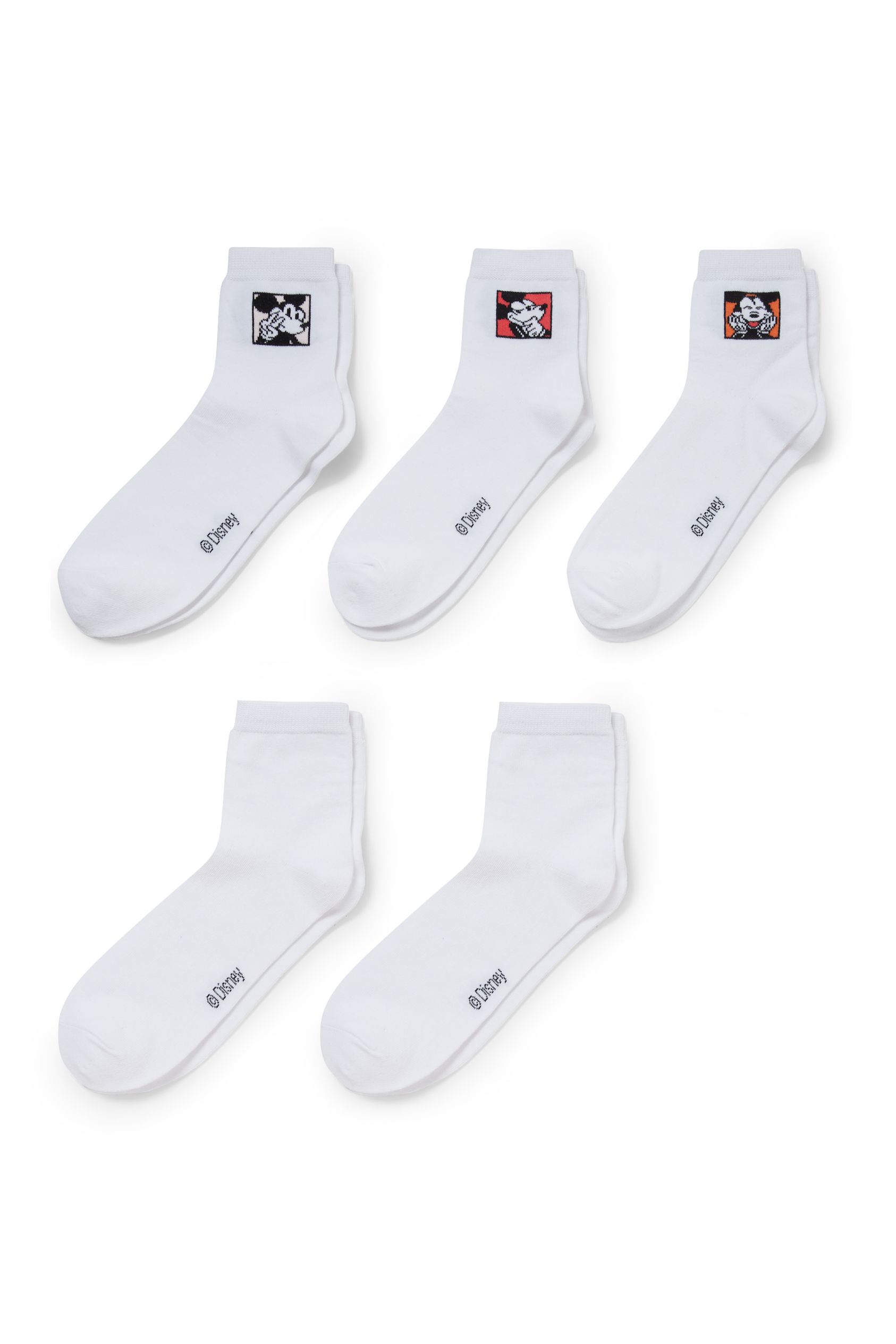 Multipack of 5 - socks with motif - Mickey Mouse