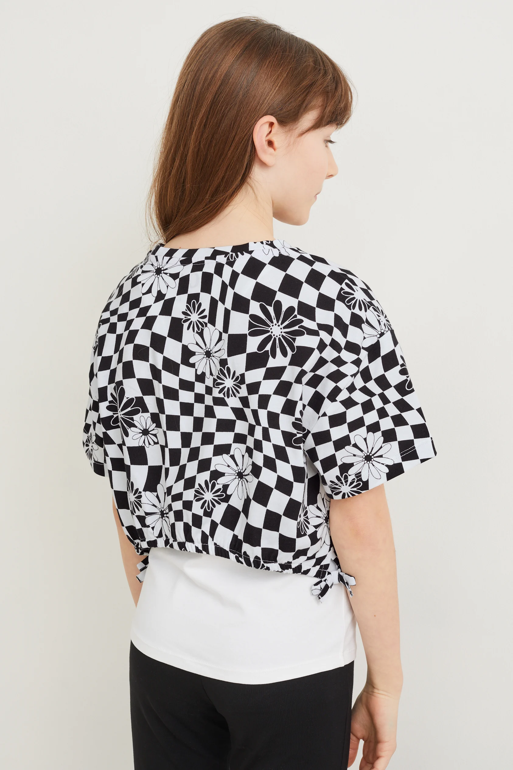 Set - short sleeve T-shirt and top - 2 piece