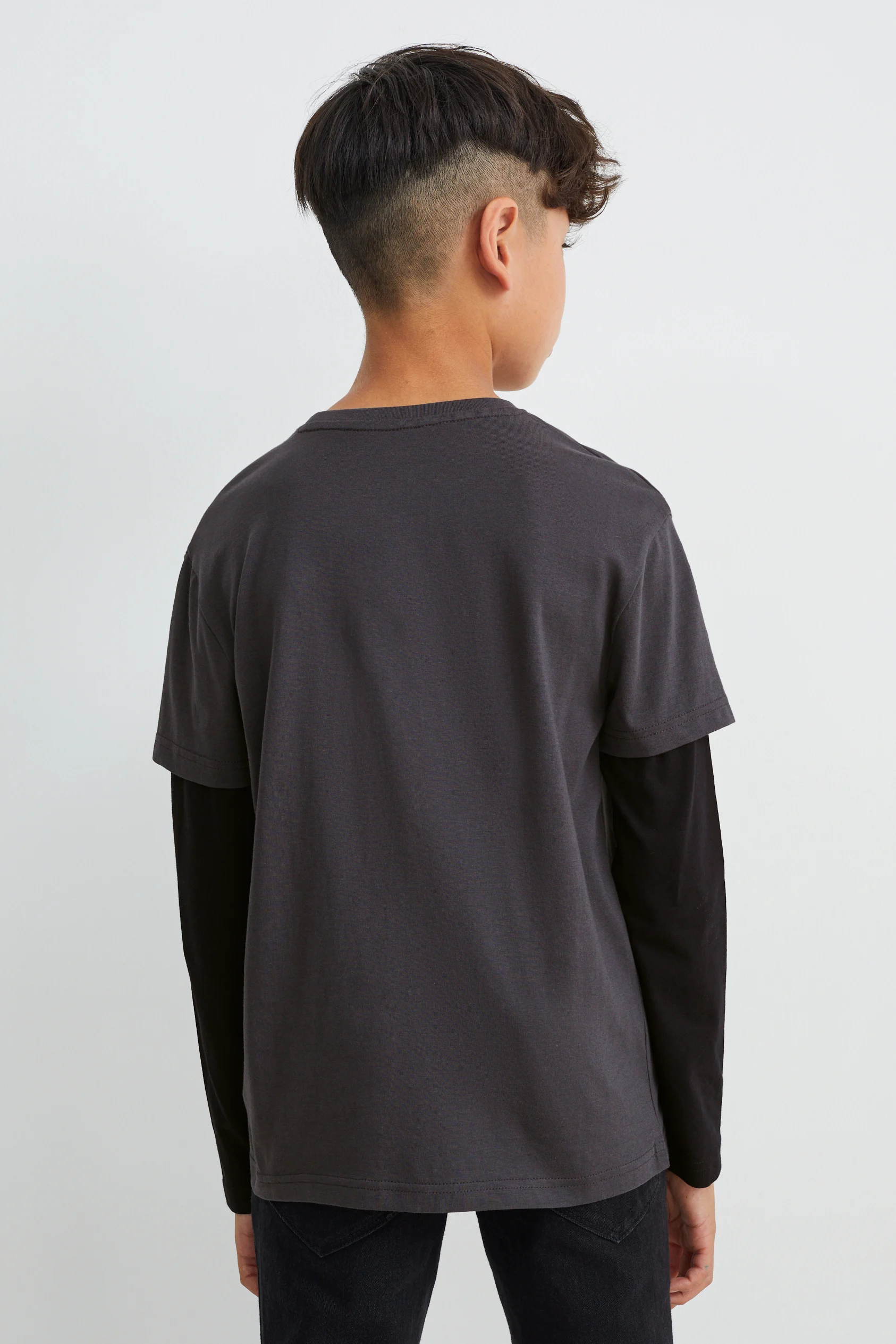 Long sleeve top - 2-in-1 look