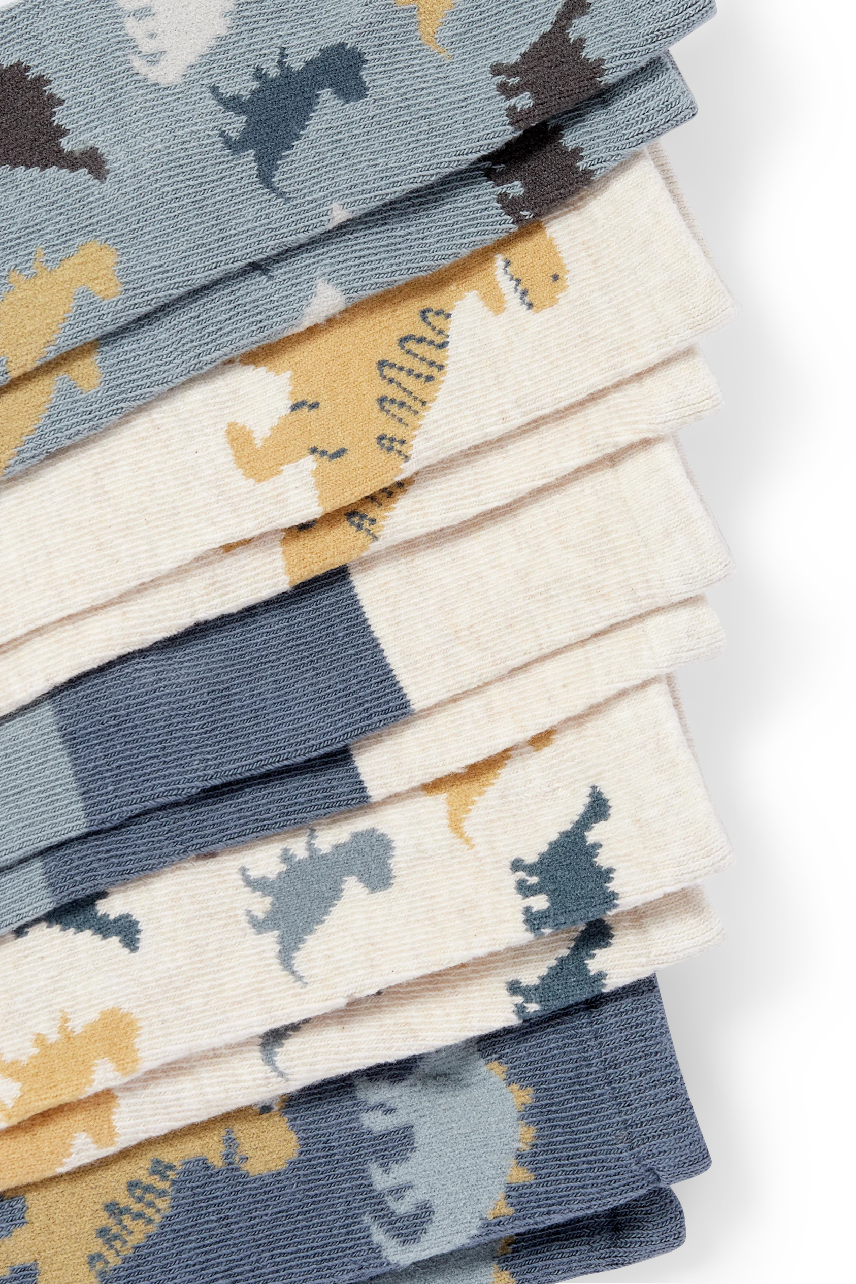 Multipack of 5 - dinosaur - baby socks with motif