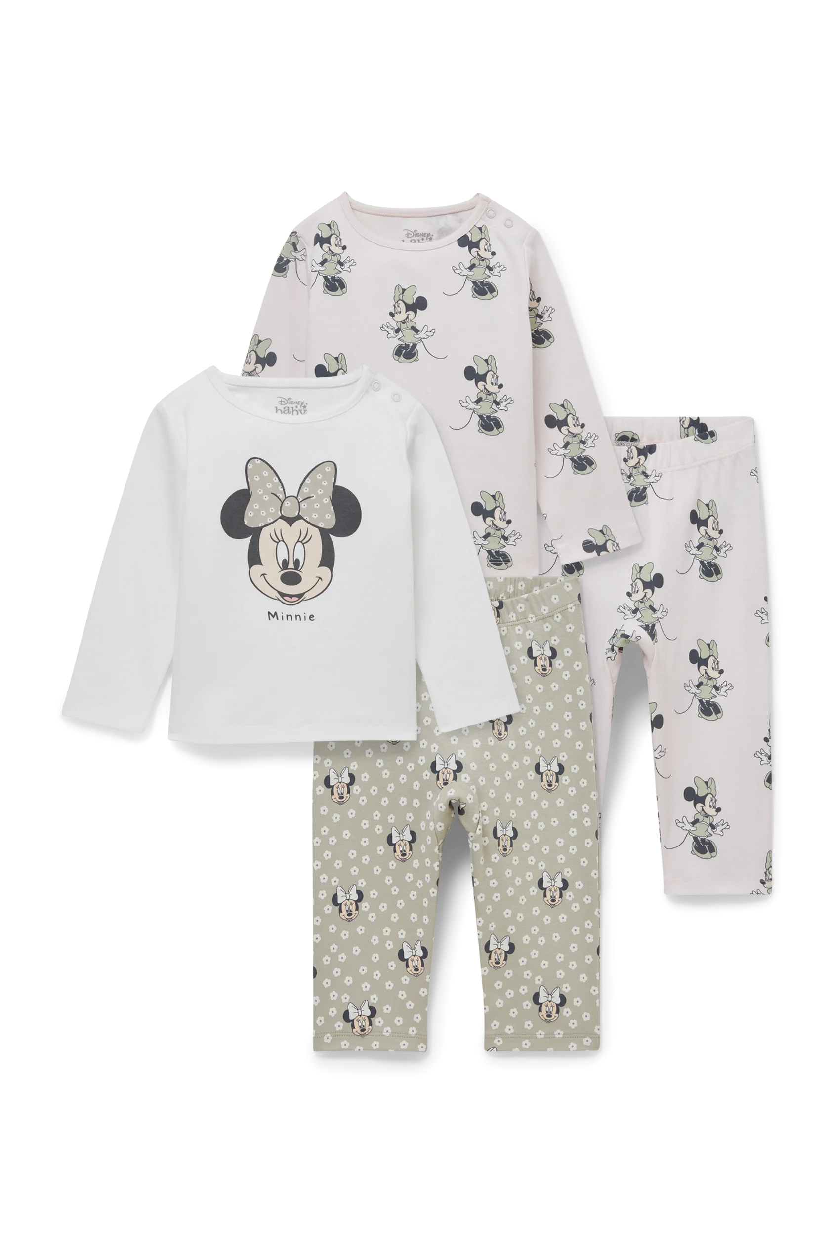 Multipack of 2 - Minnie Mouse - baby pyjamas - 4 piece