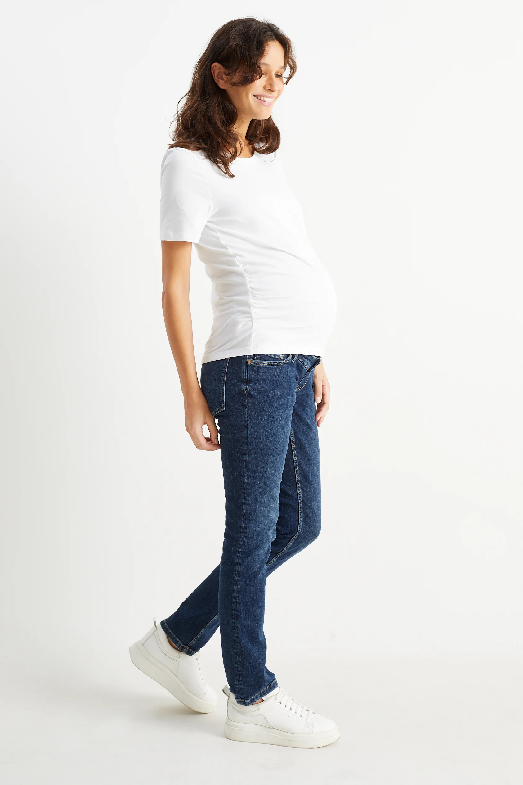 Maternity jeans - straight jeans - LYCRA?