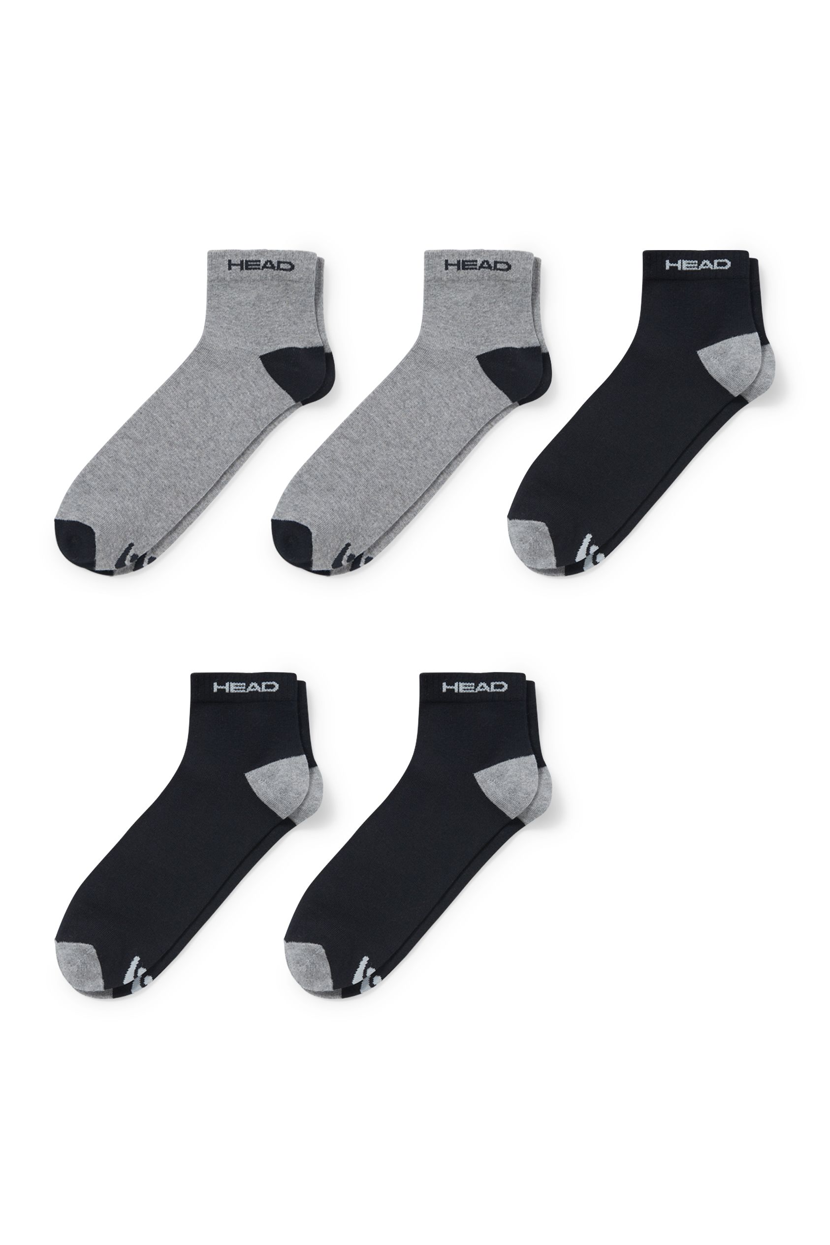 HEAD - multipack of 5 - short socks