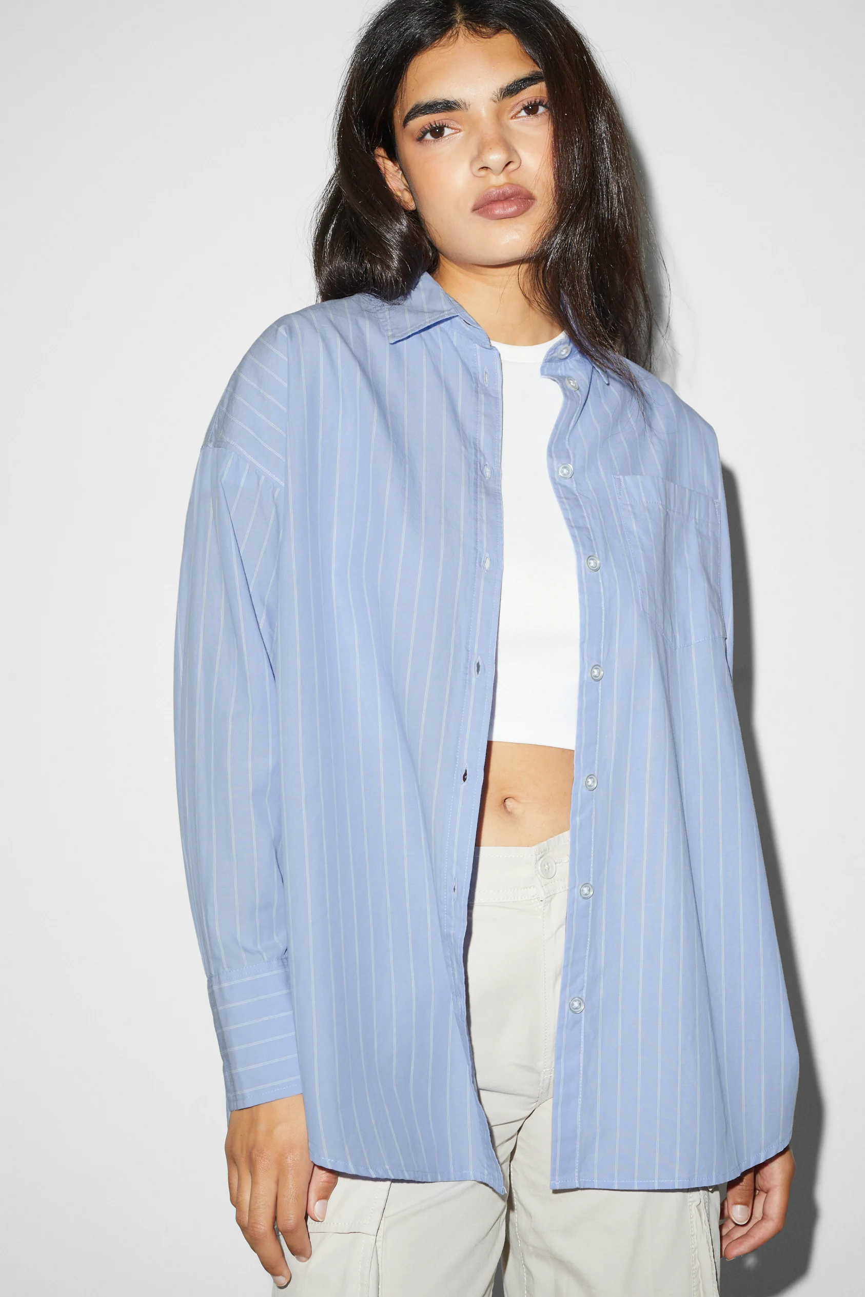 CLOCKHOUSE - blouse - striped