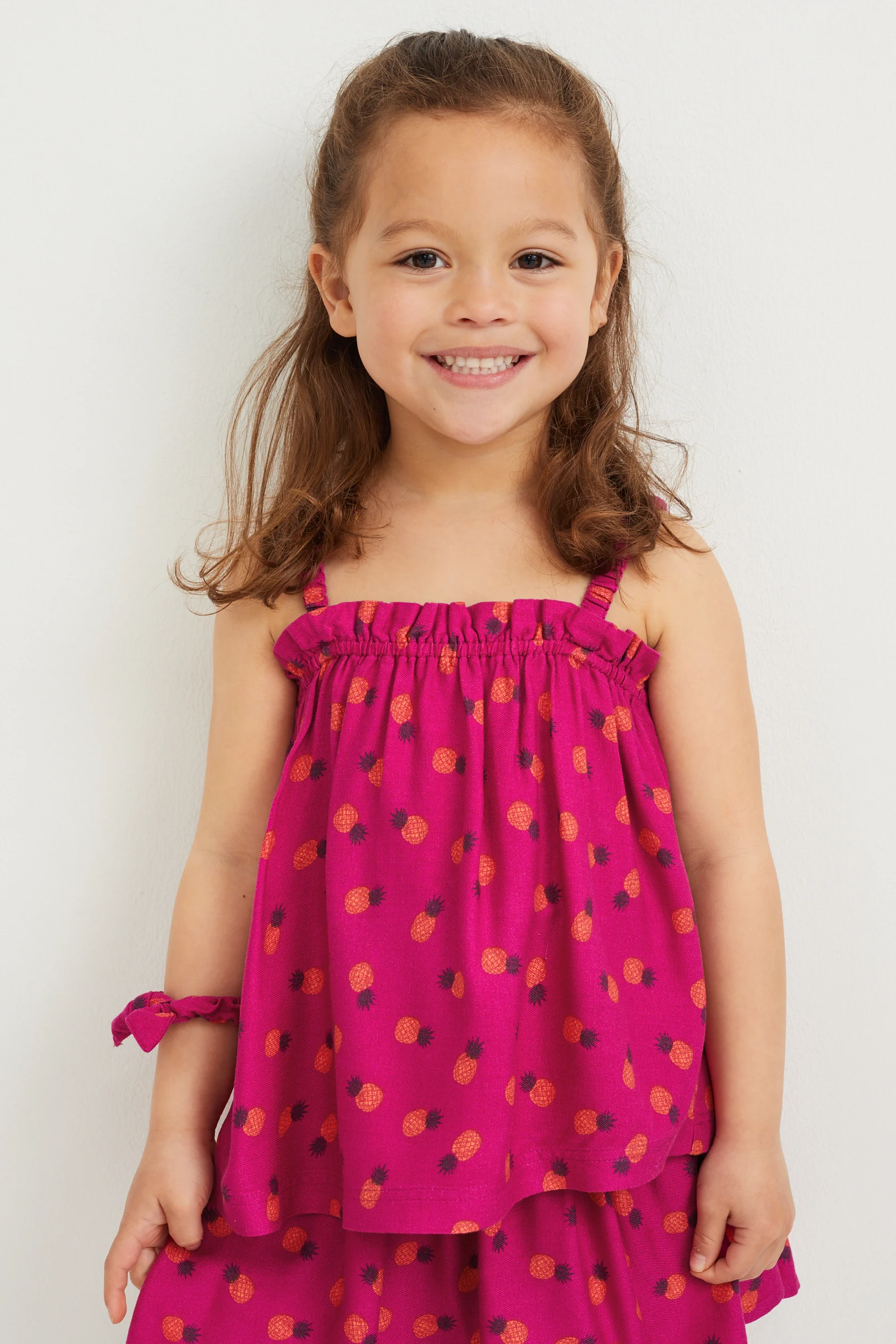 Set - top and scrunchie - 2 piece - patterned