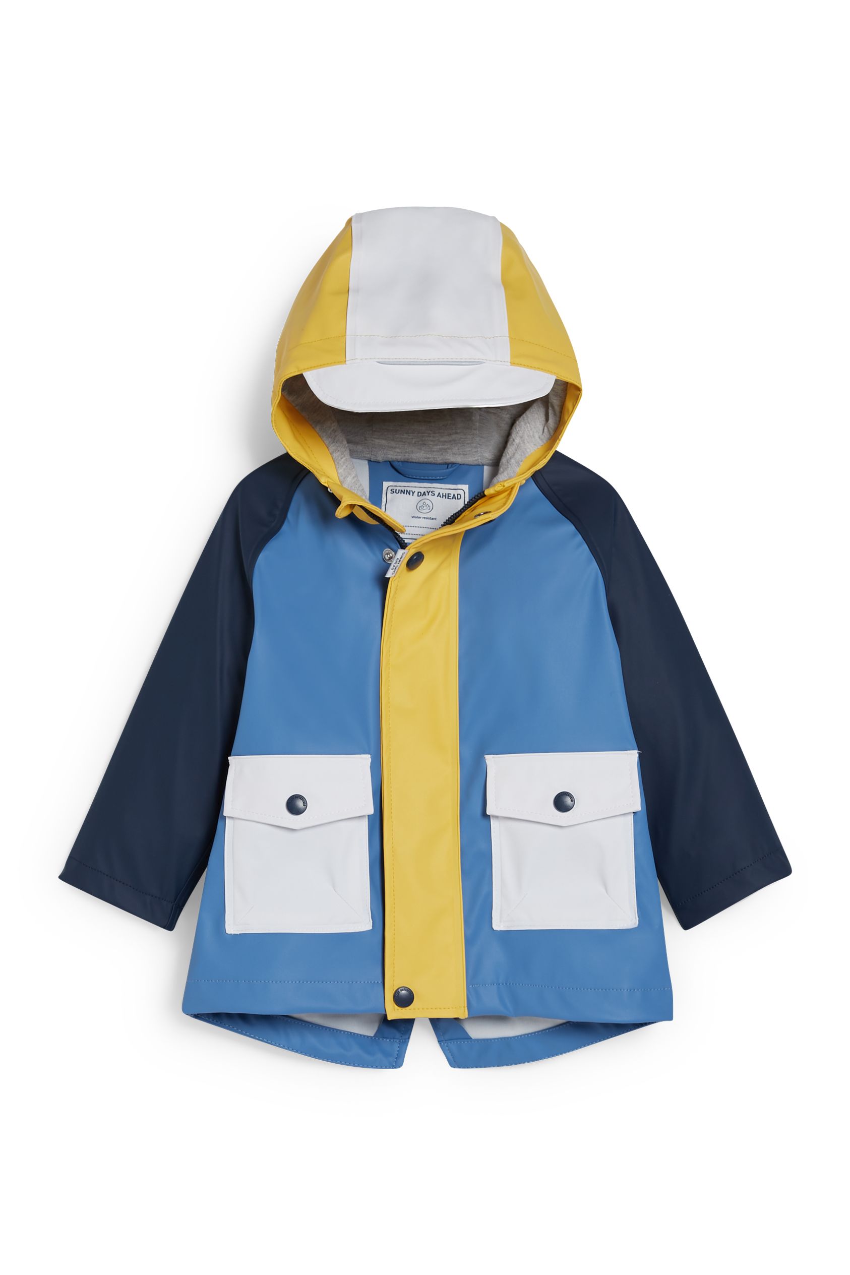 Baby jacket with hood