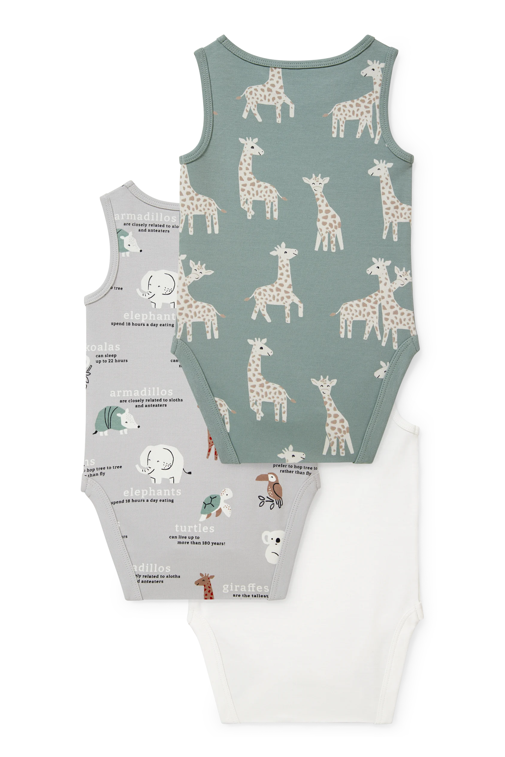 Multipack of 3 - baby bodysuit