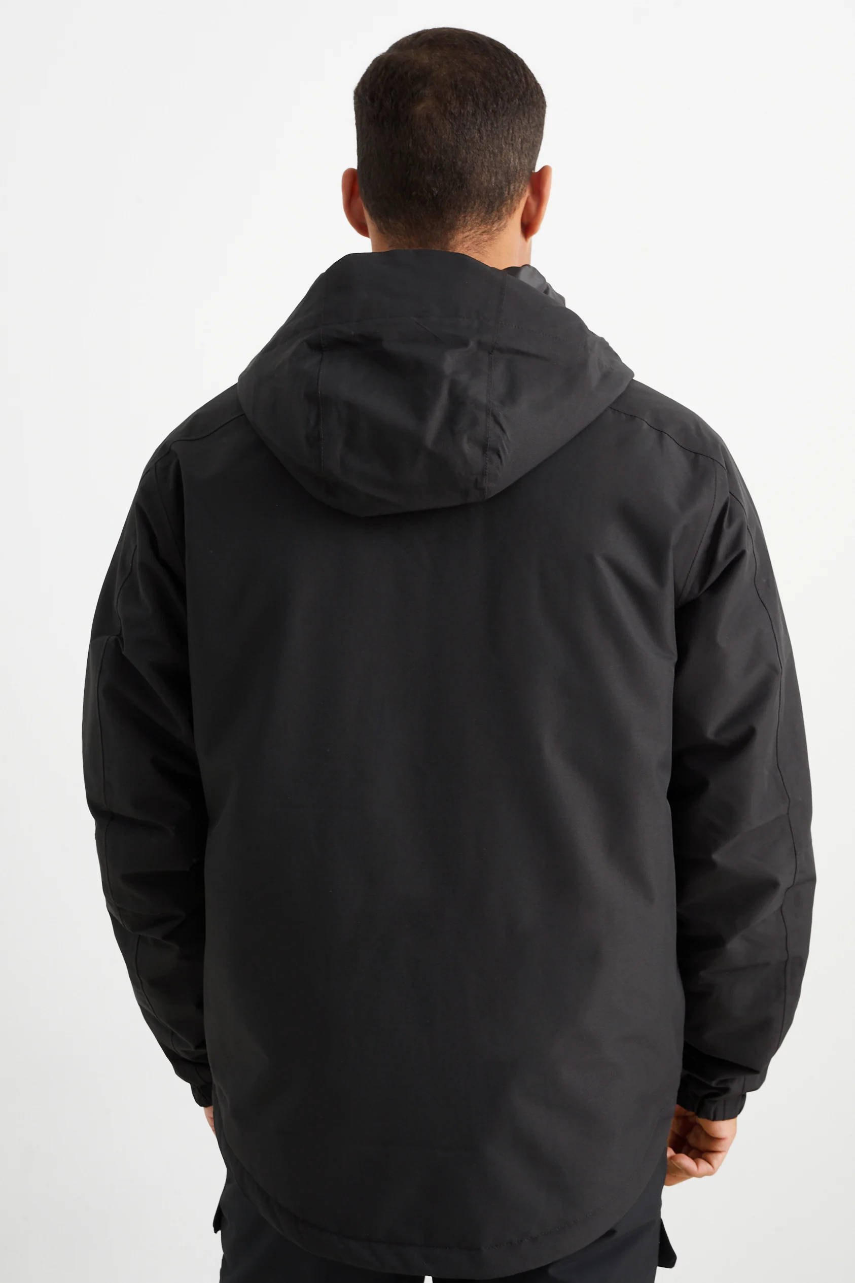 Ski jacket with hood