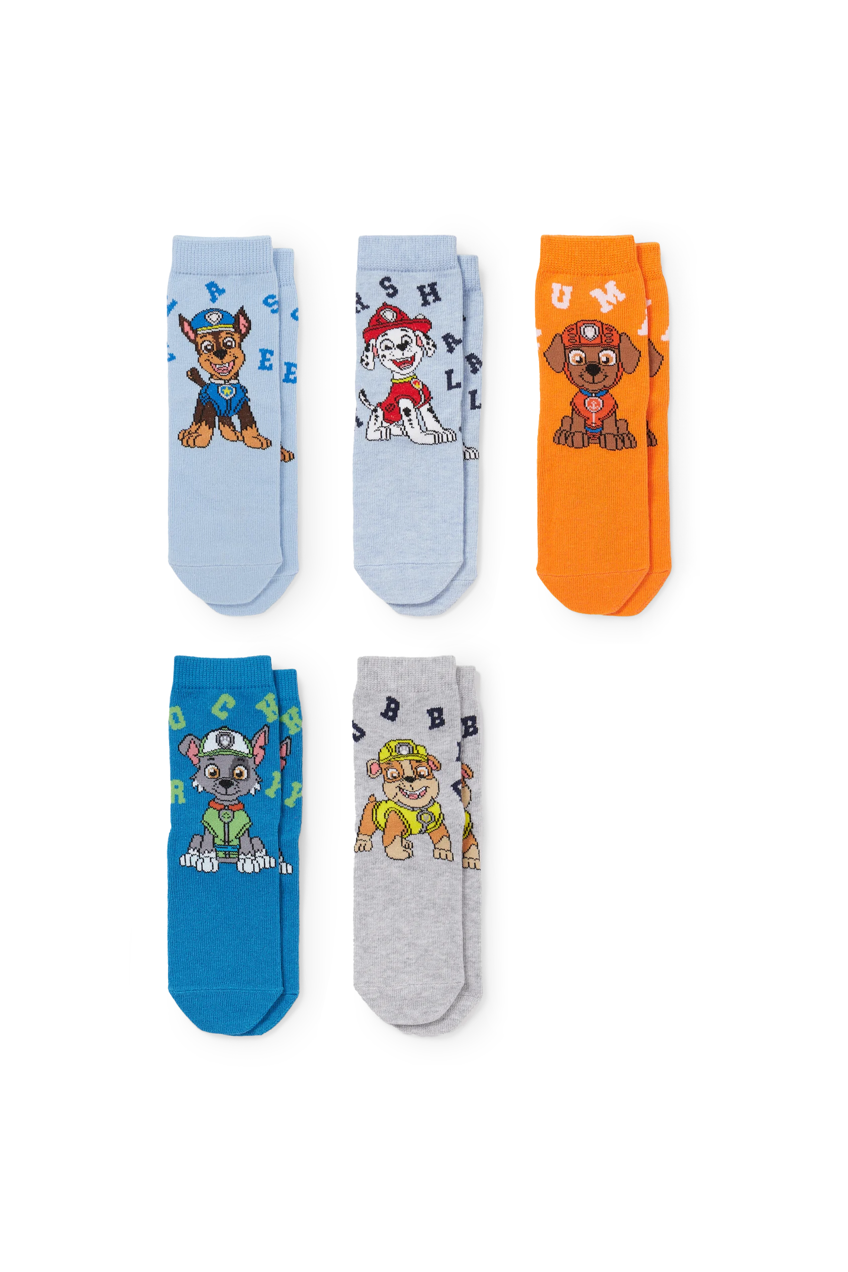 Multipack of 5 - PAW Patrol - socks with motif