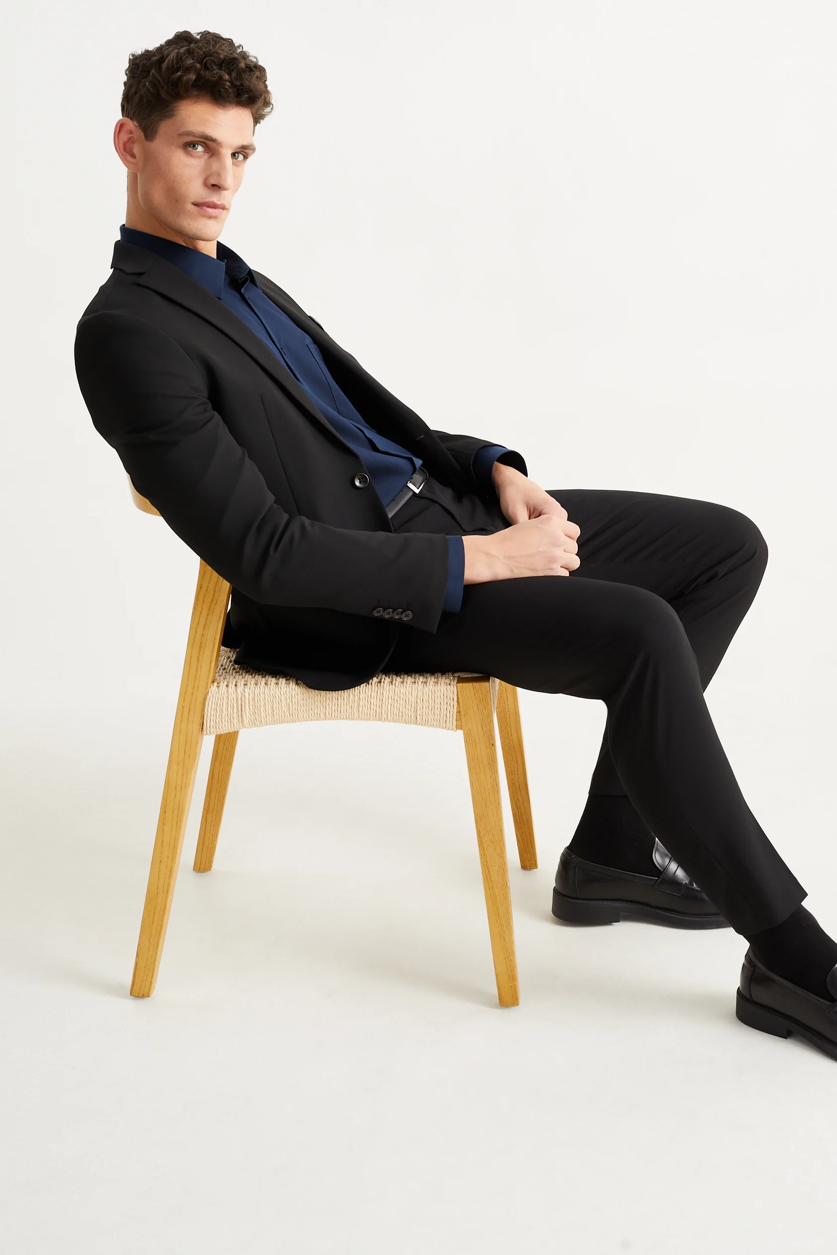 Business shirt - regular fit - kent collar - easy-iron