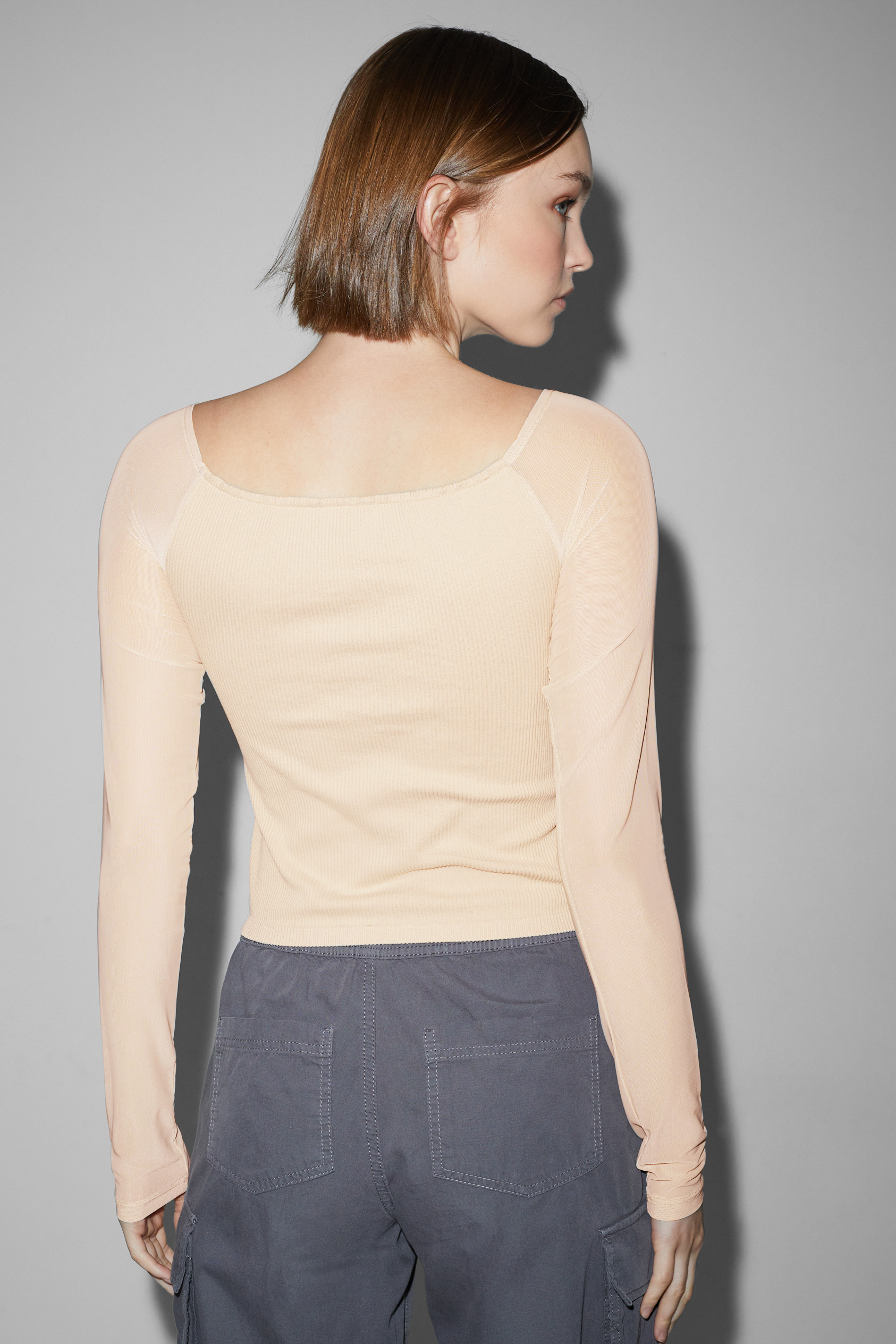 CLOCKHOUSE - cropped long sleeve top