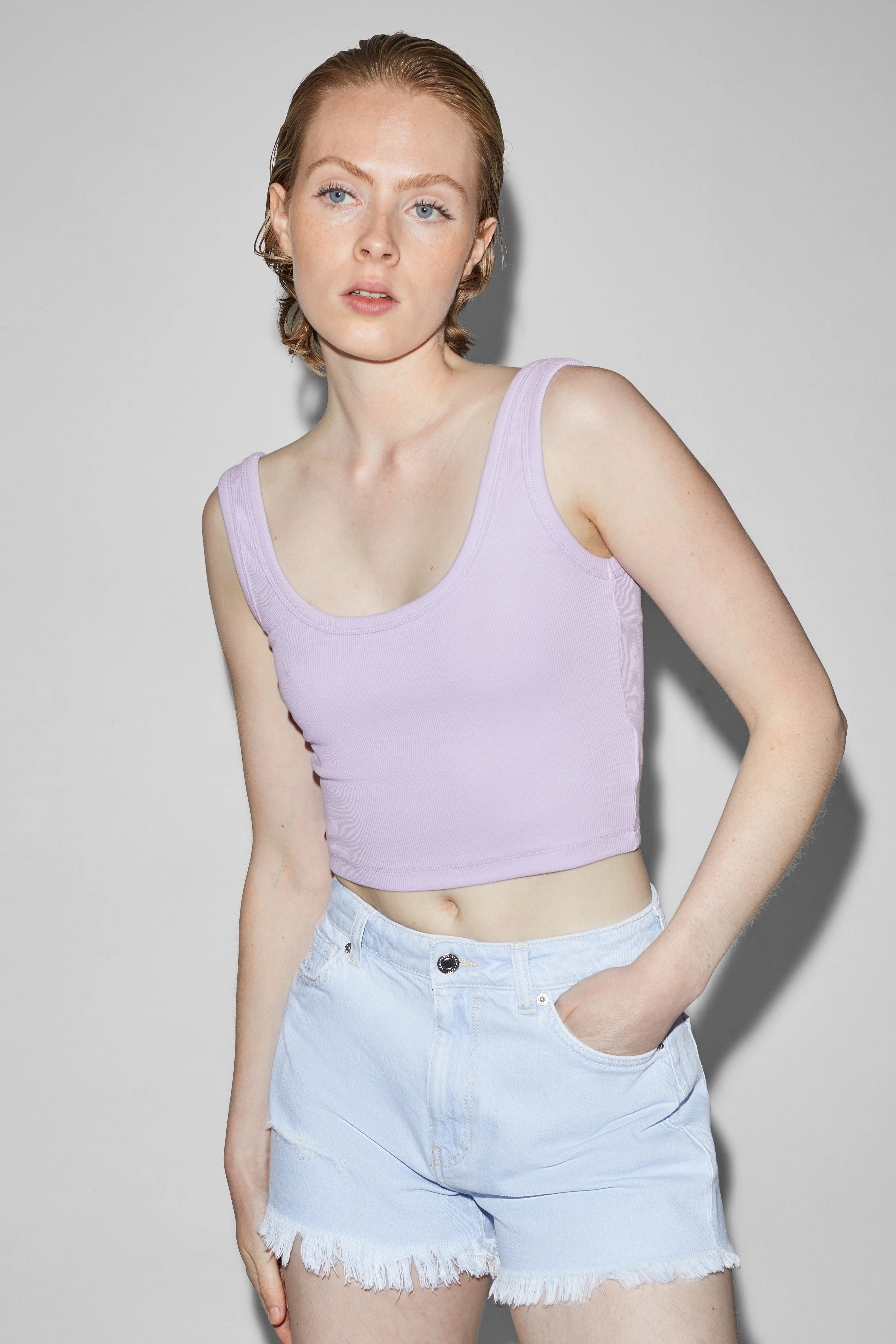 CLOCKHOUSE - cropped top