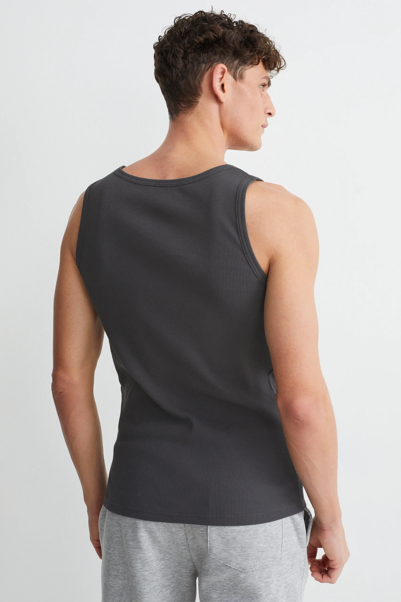 Vest top - double rib