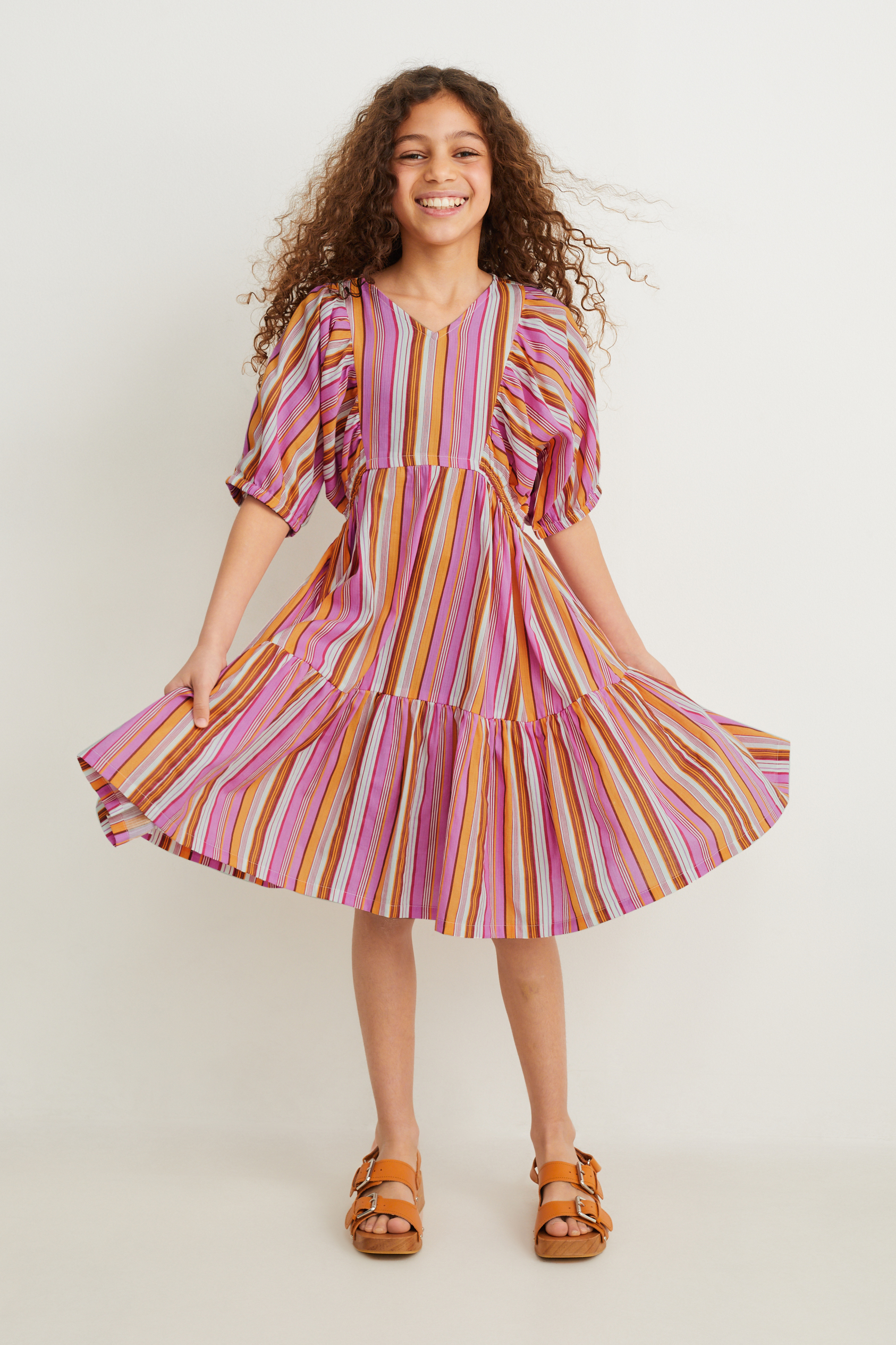 Dress - striped