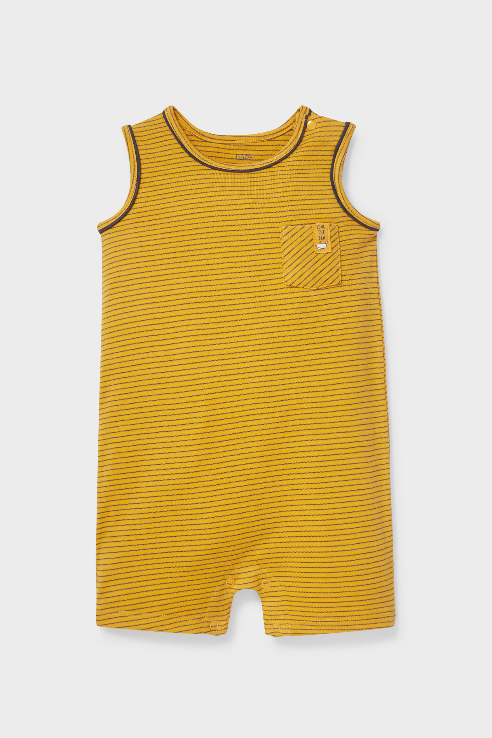 Baby sleepsuit  - striped