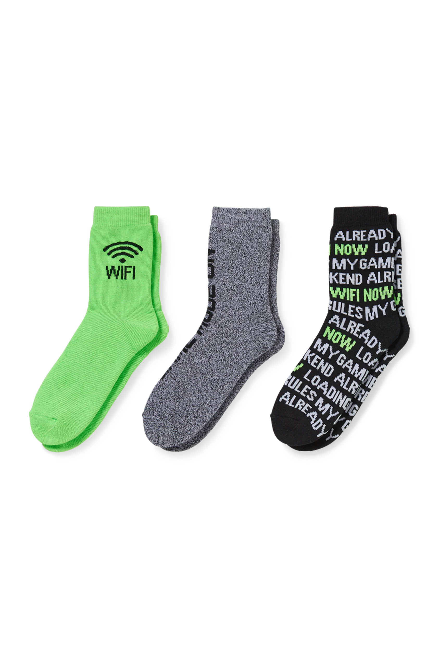 Multipack of 3 - gaming - socks with motif
