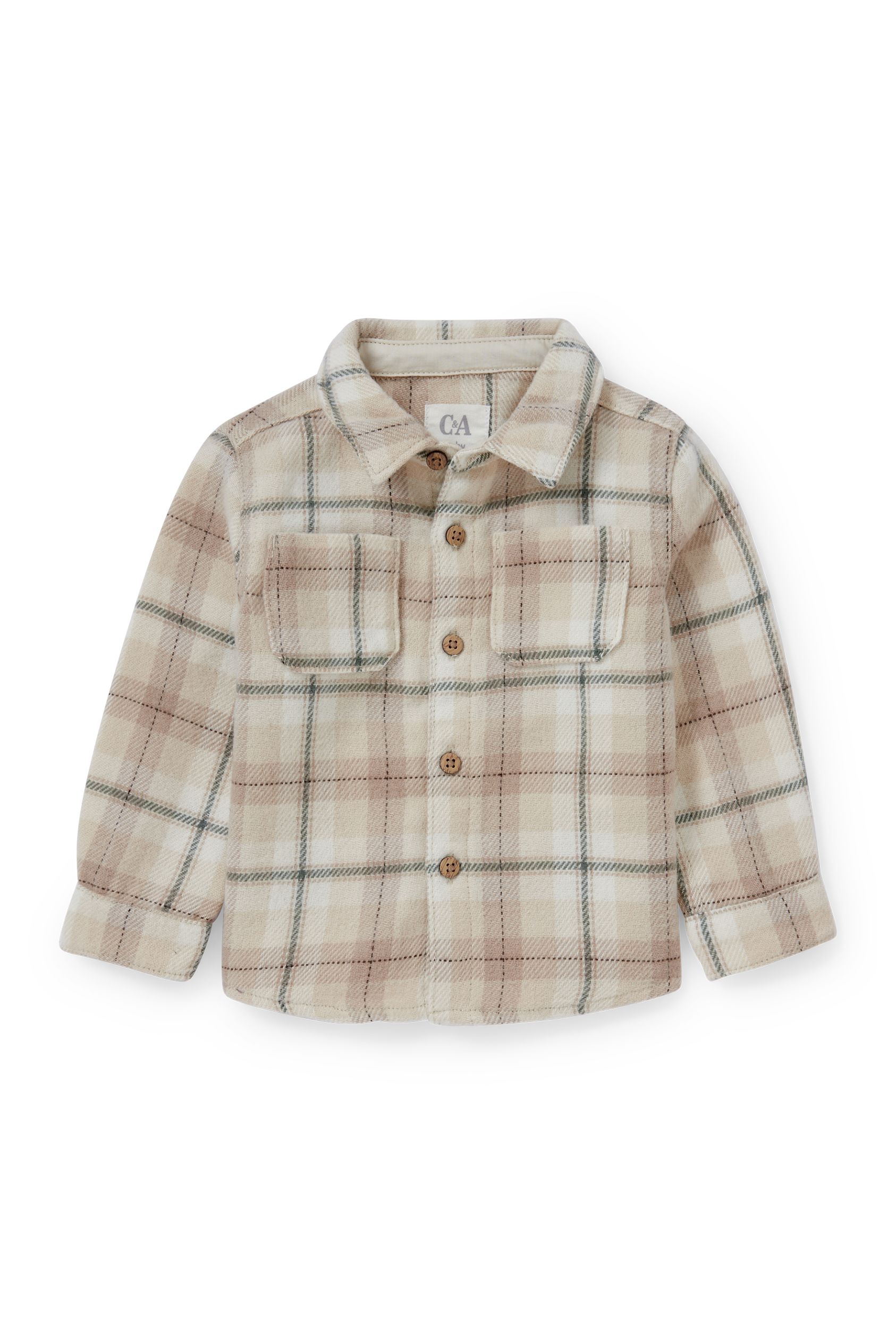 Baby flannel shirt - check