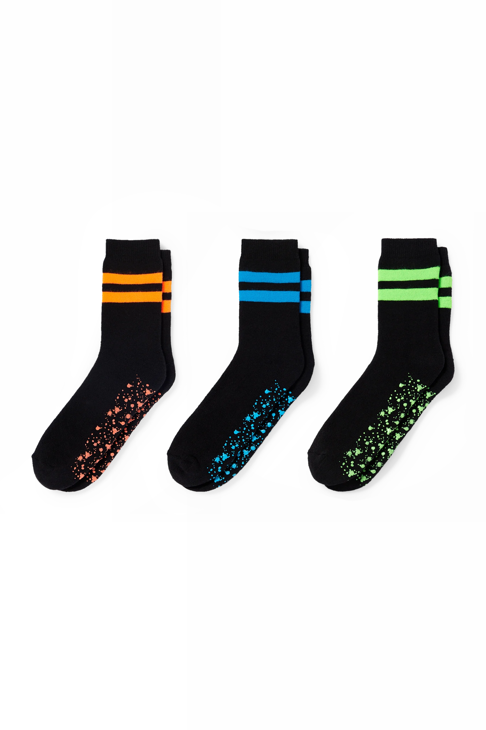 Multipack of 3 - non-slip socks