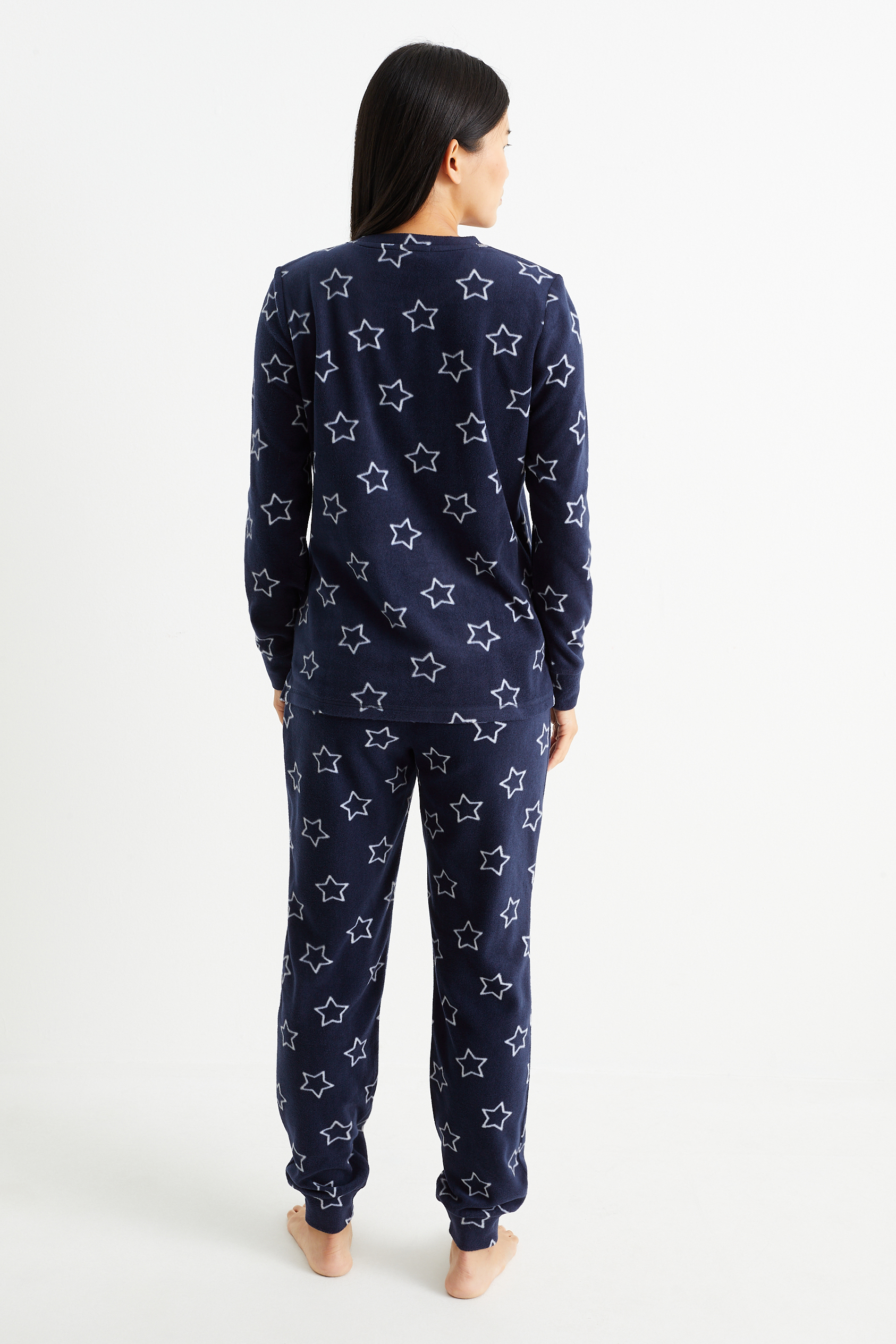 Fleece pyjamas - patterned