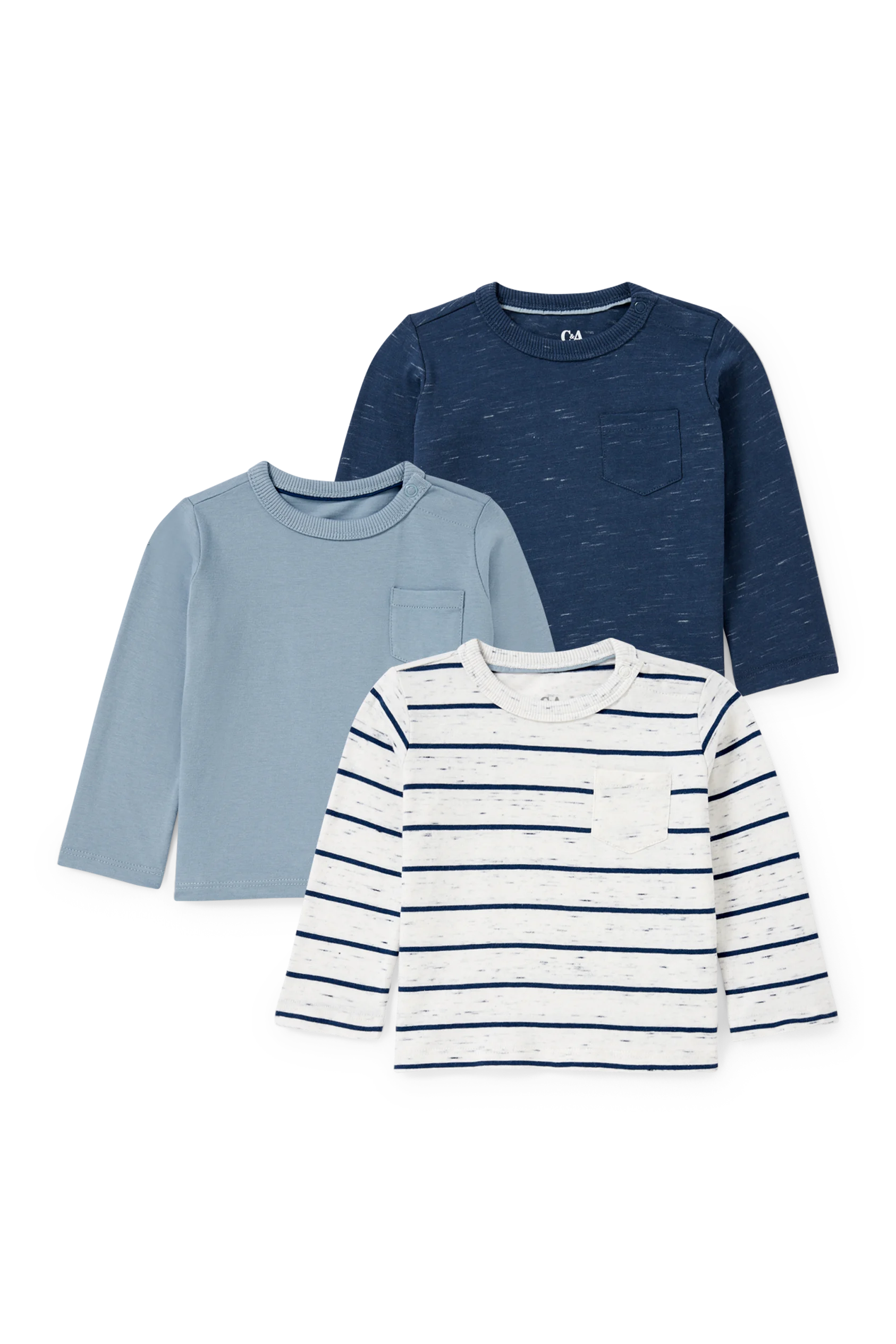 Multipack of 3 - baby long sleeve top