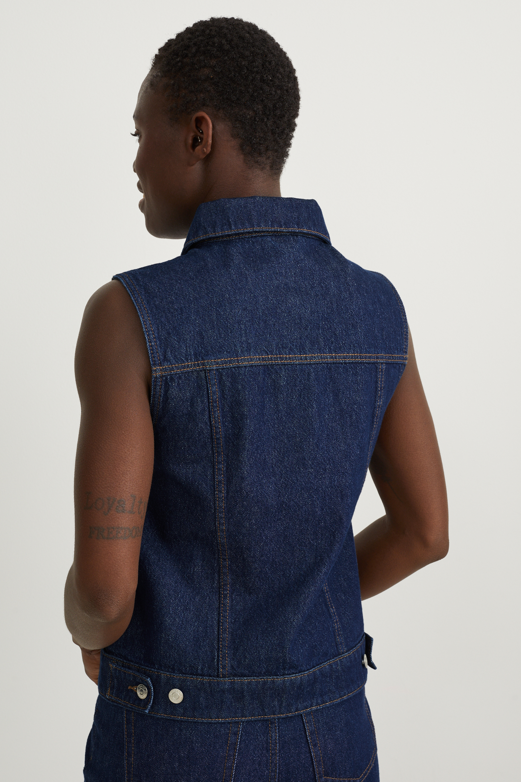 Denim waistcoat