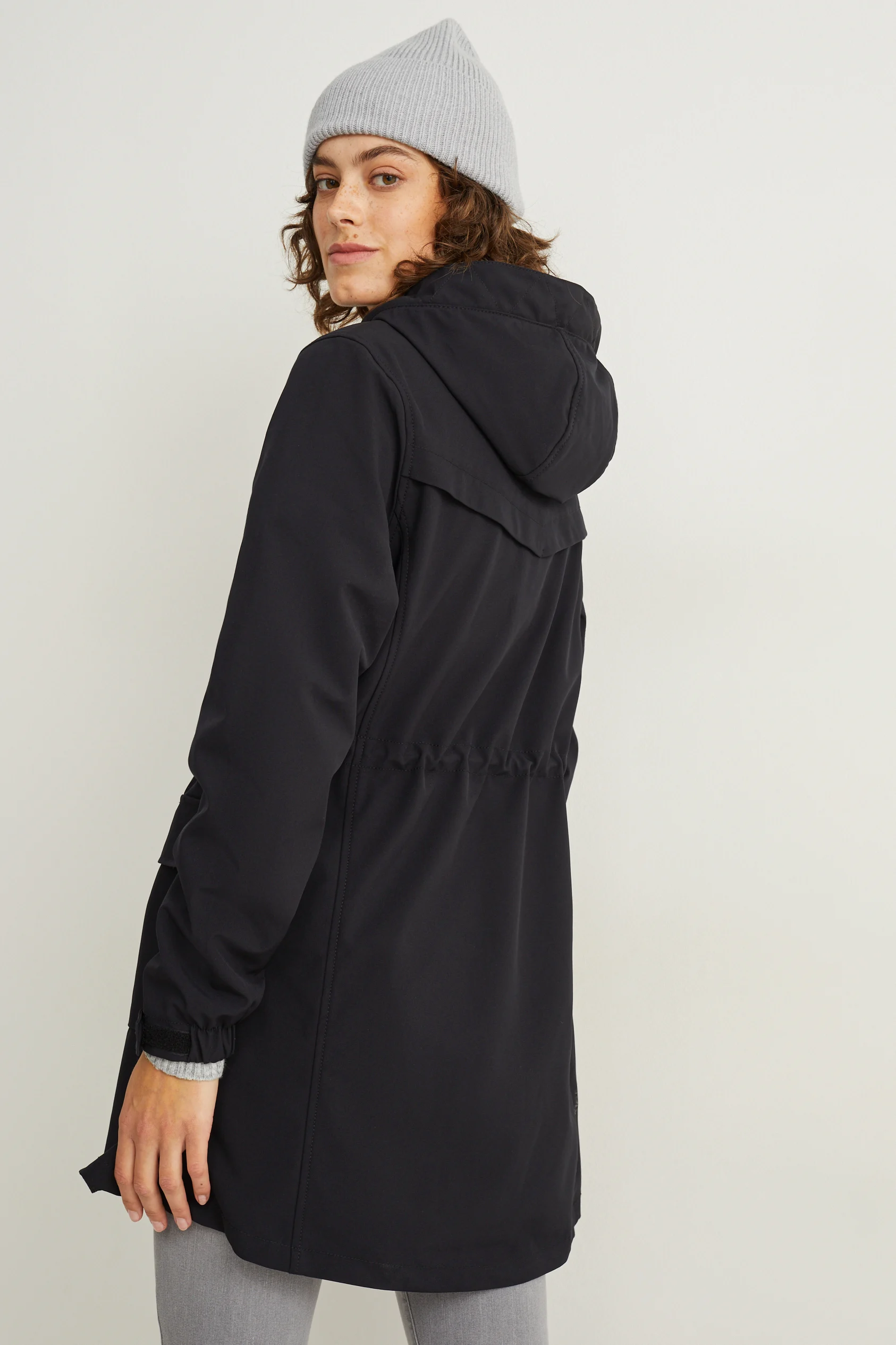 Softshell coat with hood - 4-way stretch