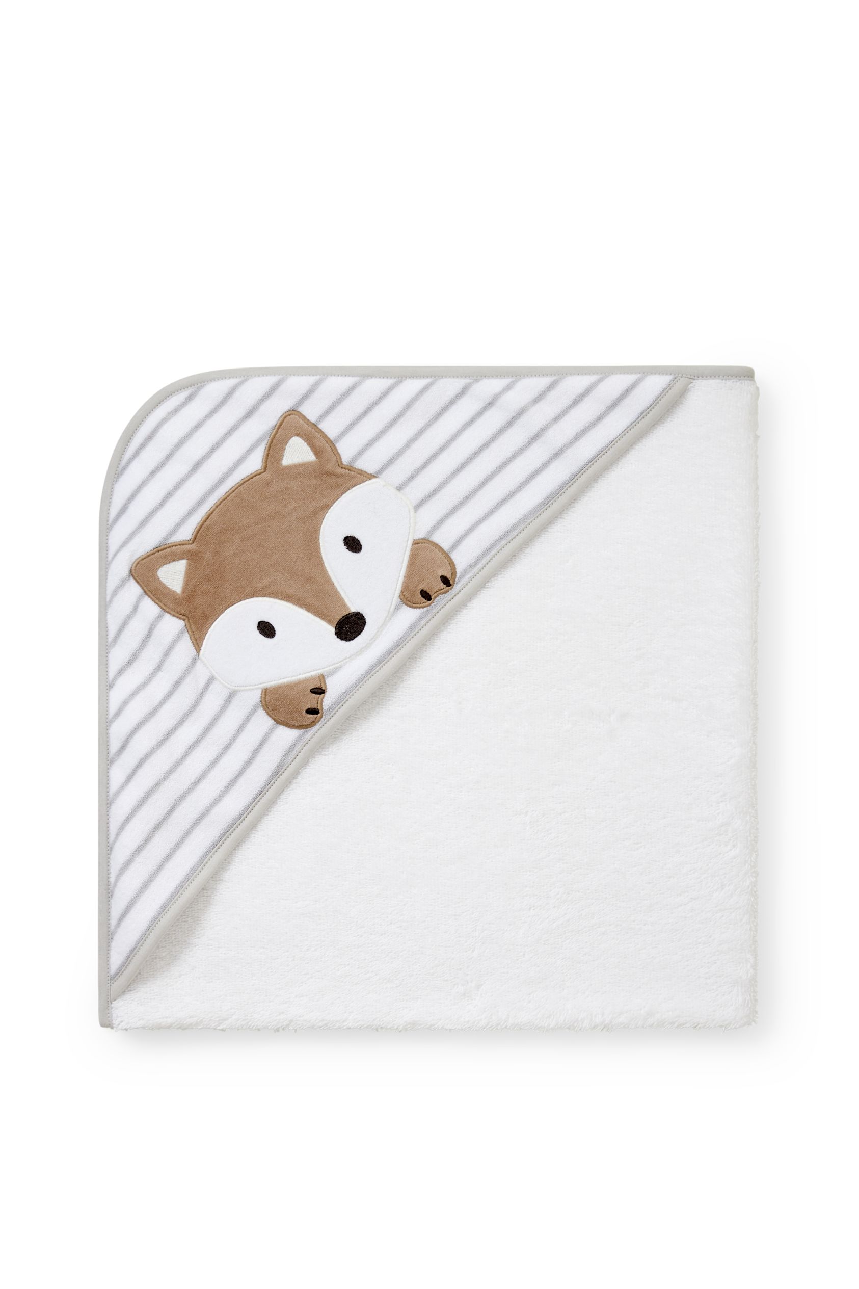 Baby bath towel with hood