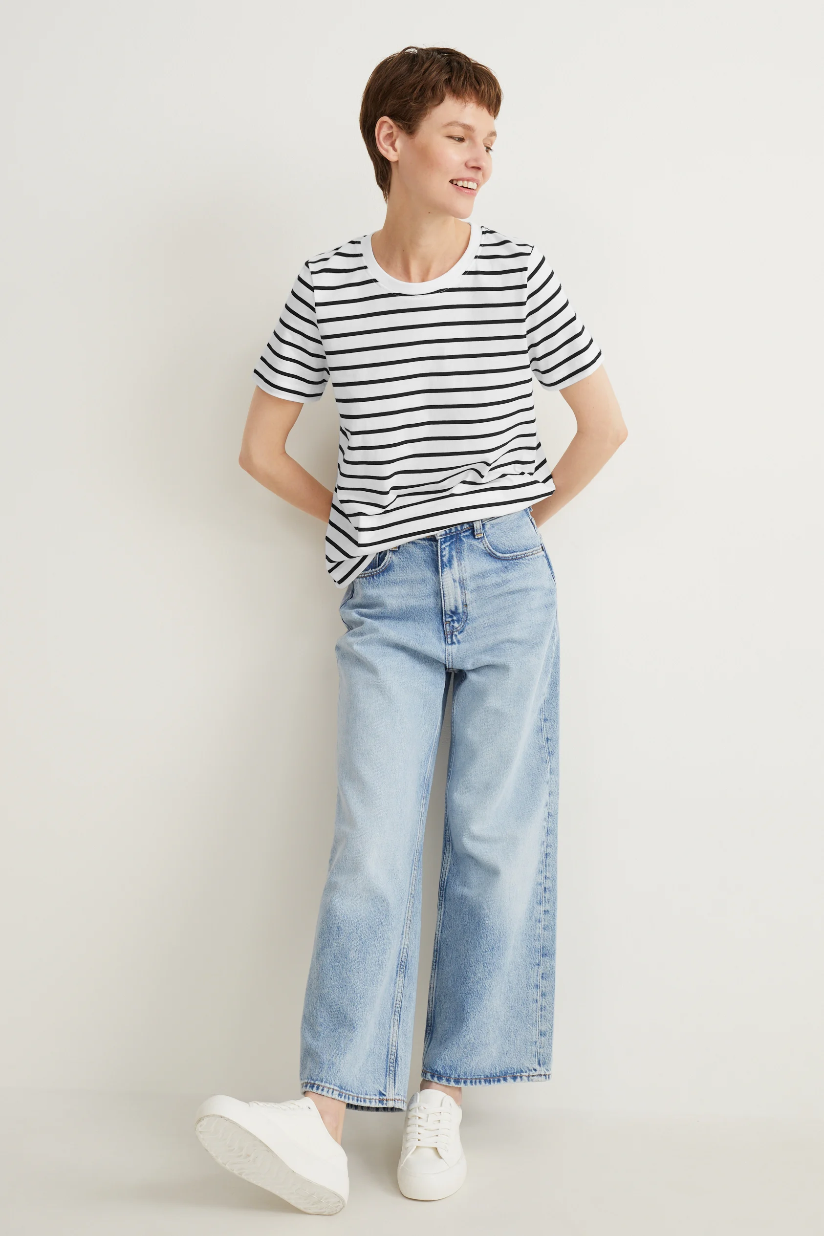 Basic T-shirt - striped