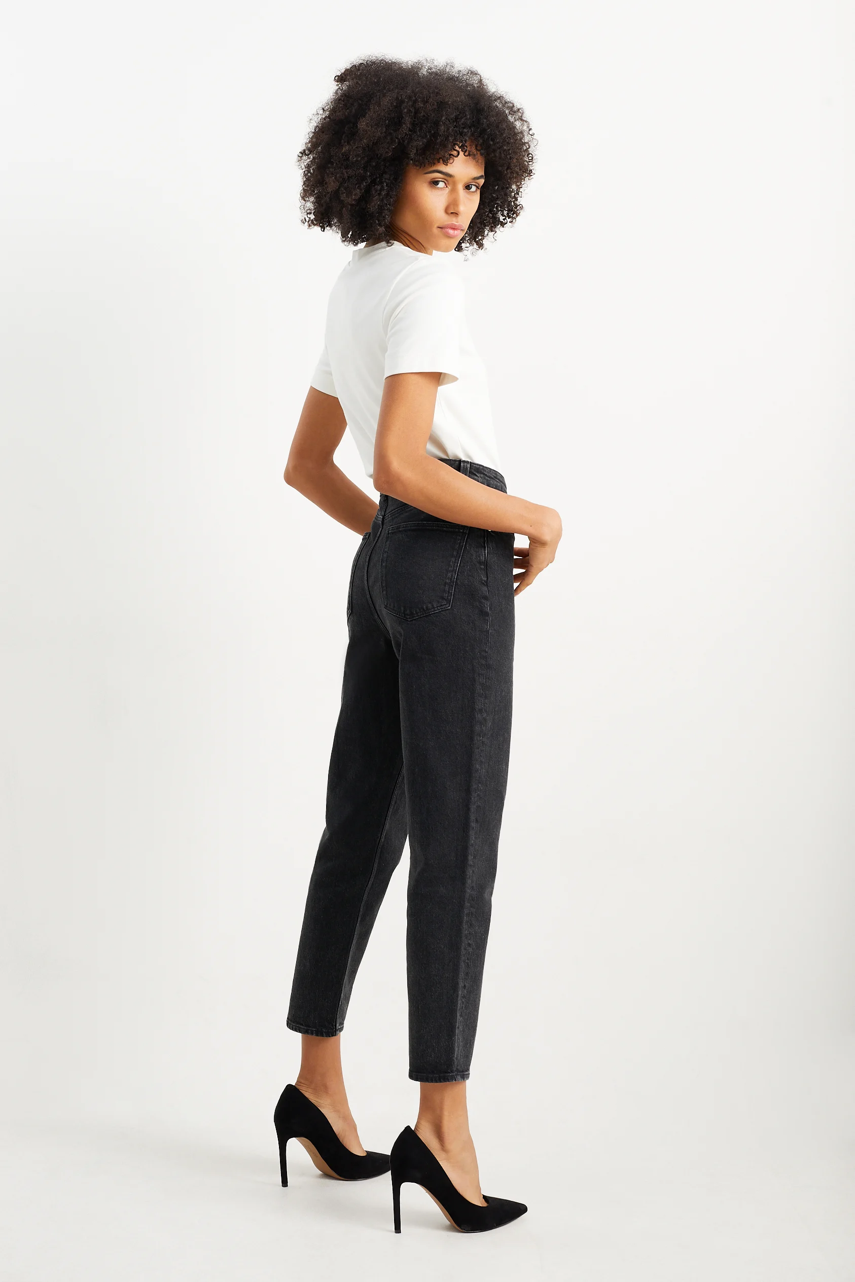 Mom jeans - high waist - LYCRA?