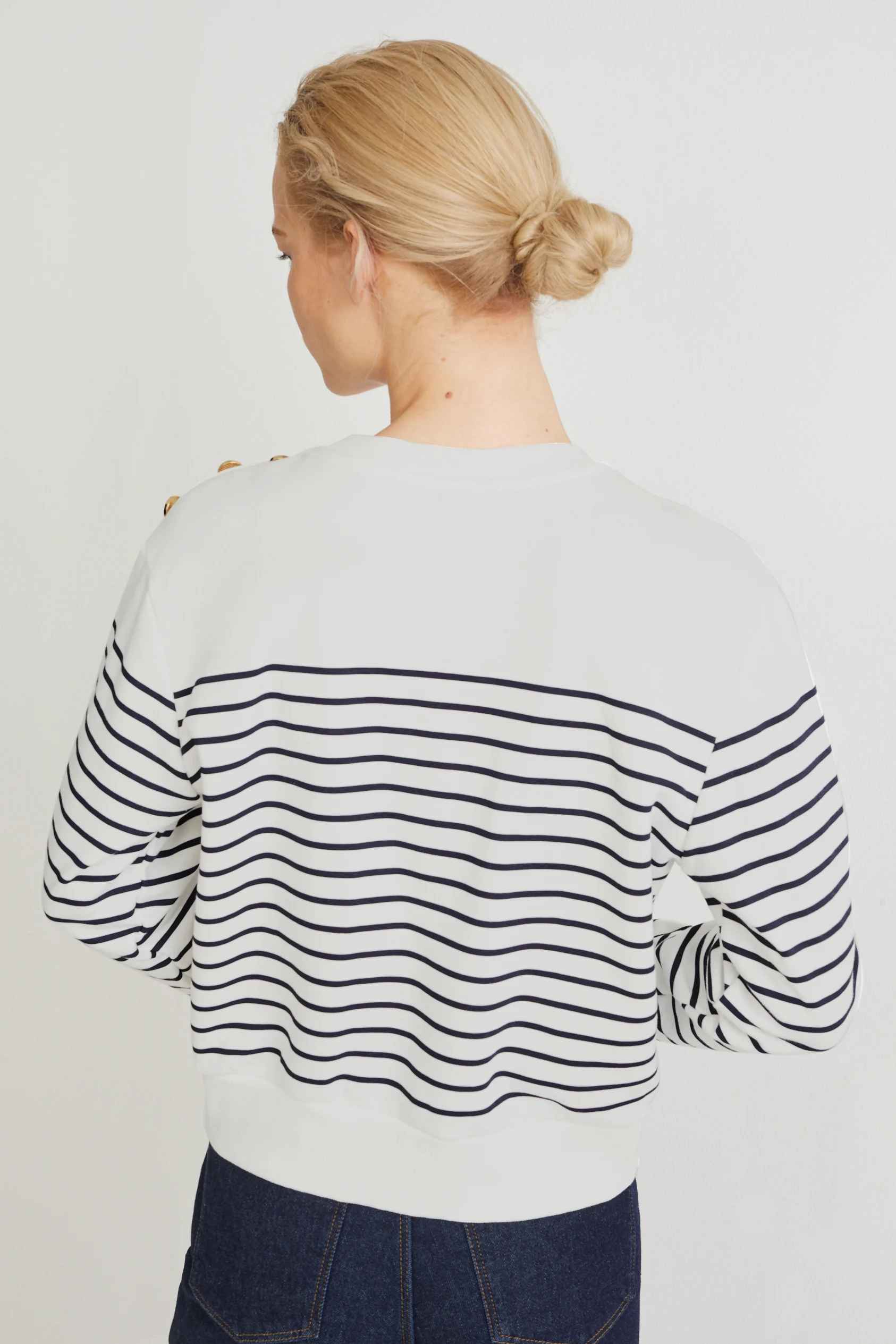Sweatshirt - striped